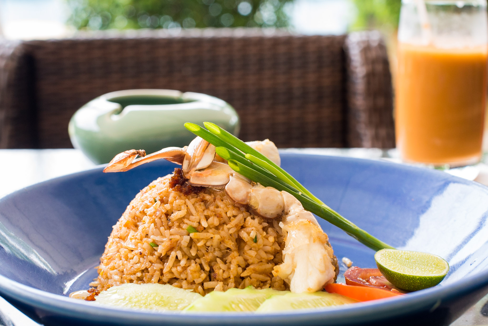 "Khao Phad Erawan" (Fried Rice, Crabmeat, Crab Roe and Chili Paste) The Pool House - Hyatt Regency Phuket Resort