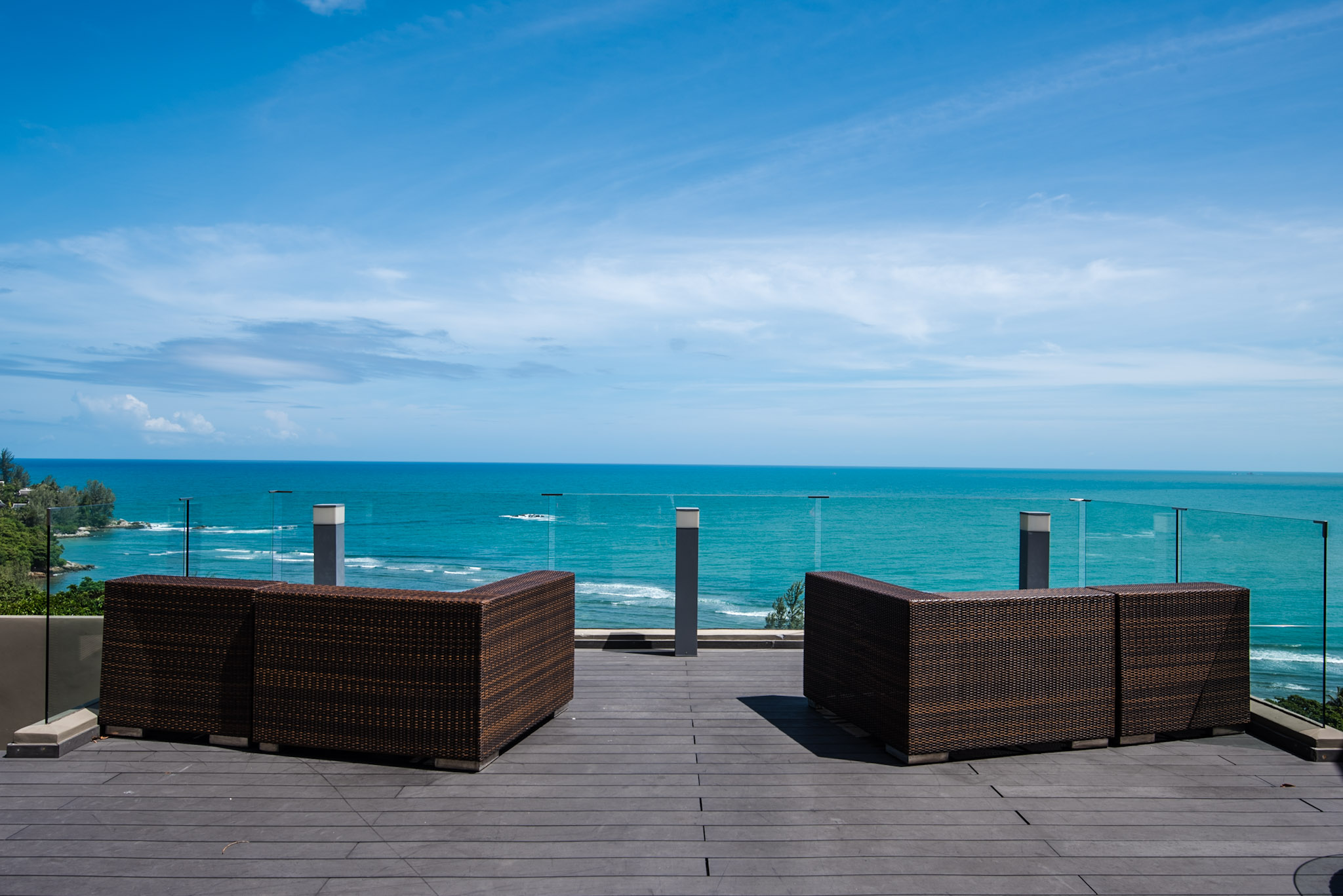 View from Sunset Grill The Pool Bar - Hyatt Regency Phuket Resort