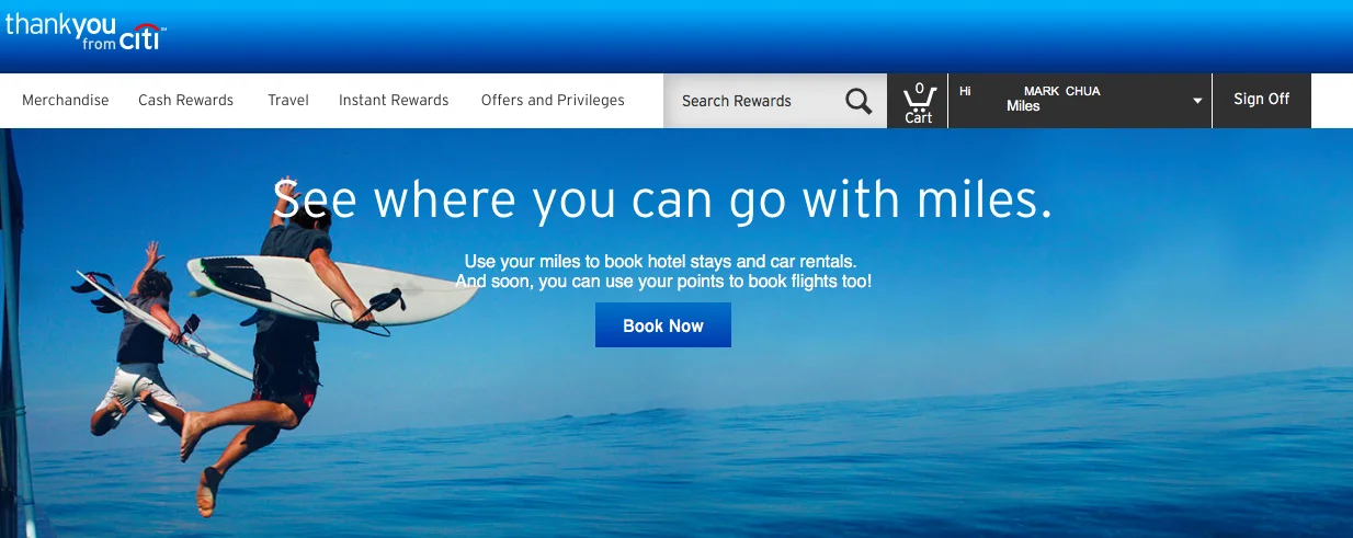 New Points Transfer Partners with Citibank Singapore (from 18 October 2015)