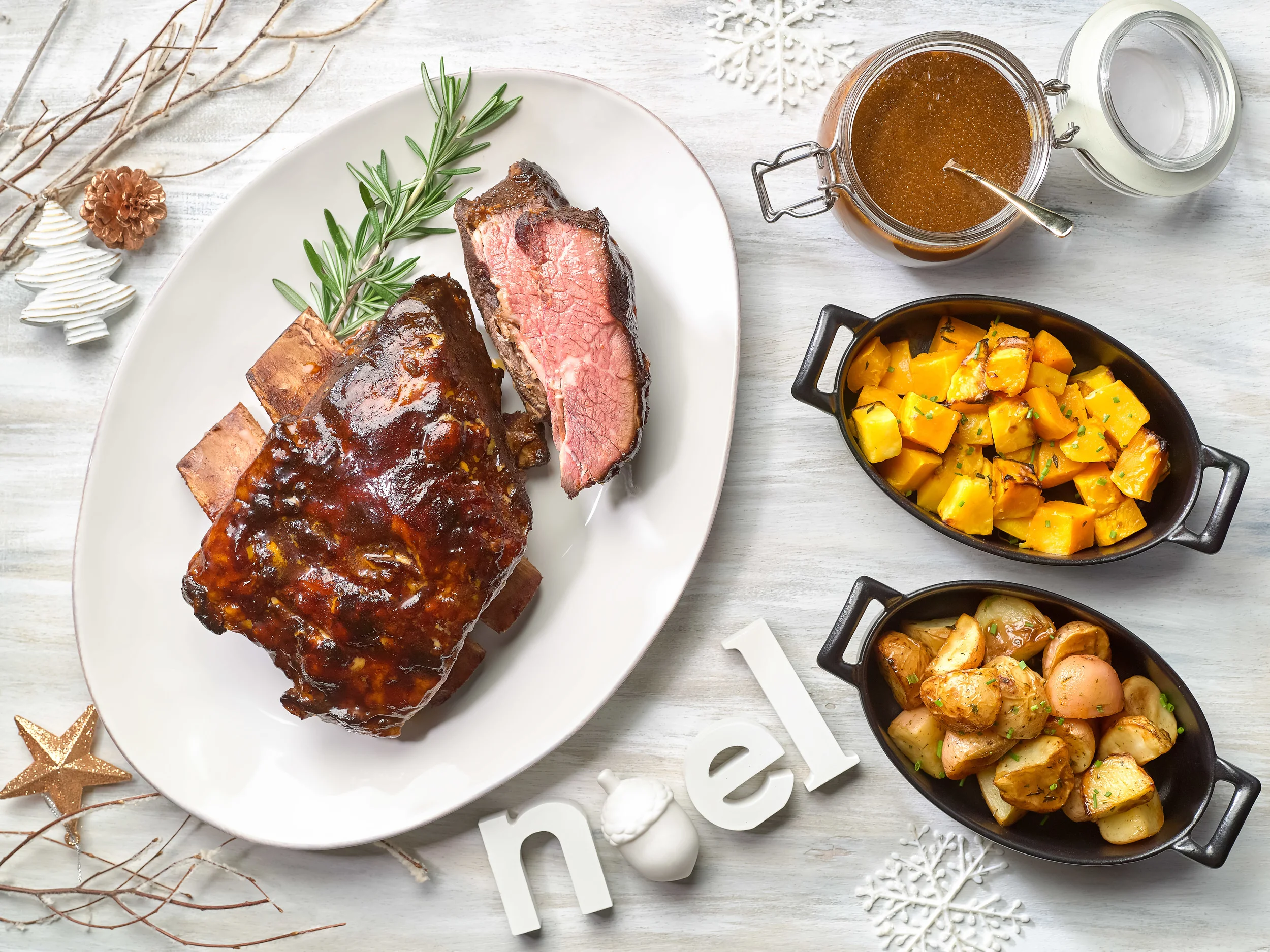 Roasted Texas BBQ Beef Short-Rib | Photo Credit: Crowne Plaza Changi Airport 