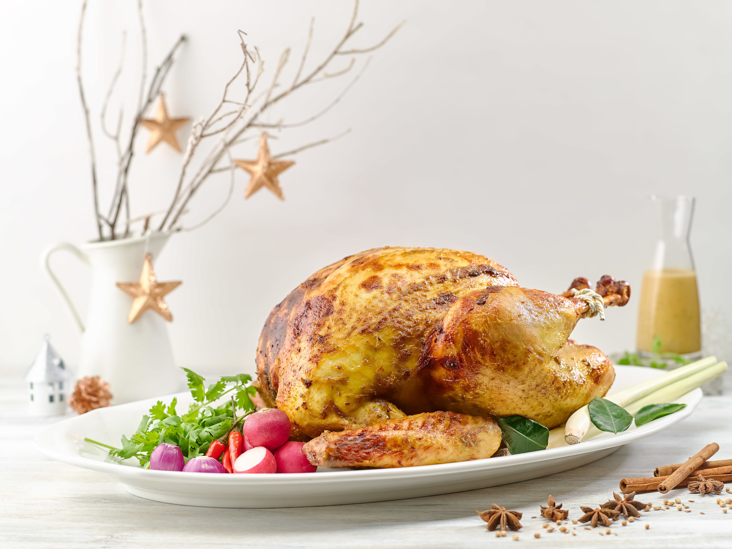 Roasted Turkey with Turmeric Coriander Spices | Photo Credit: Crowne Plaza Changi Airport