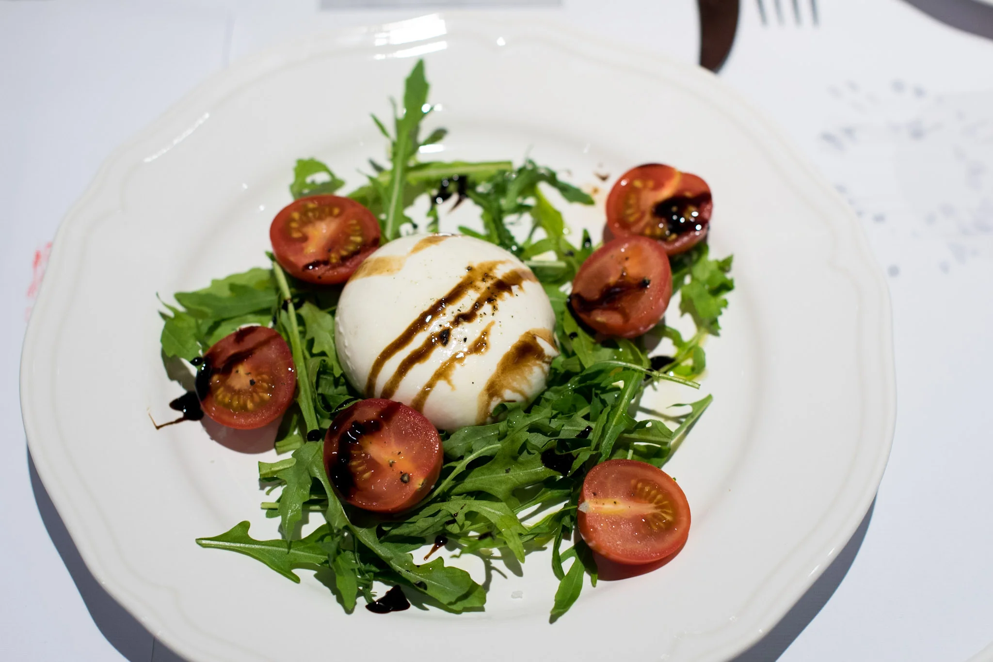 Puglia Burratina with Organic Cherry Tomato-basil Bruschetta (S$26++) District 10 Suntec City