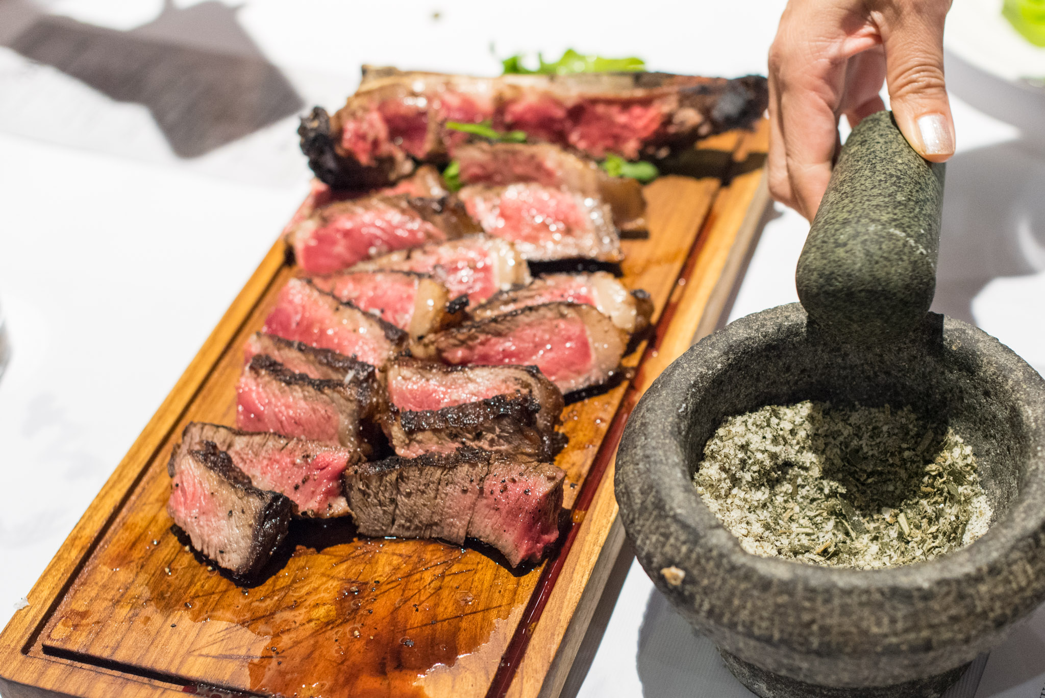 45 days Dry Aged Corn-fed Traditional Fiorentina Steak (S$22++ per 100g) District 10 Suntec City
