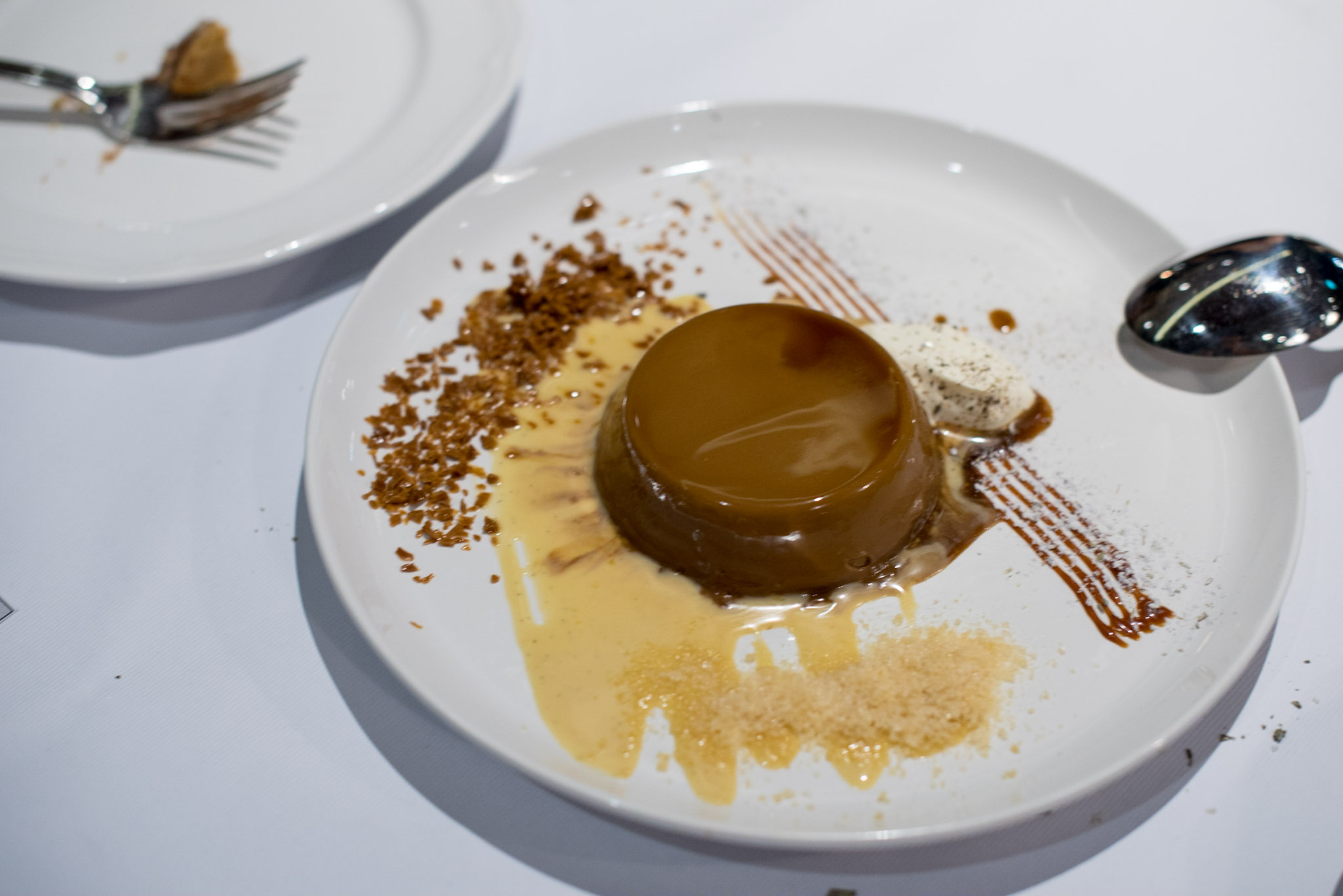 Double Espresso Panna Cotta with Vanilla Sauce (S$12++) District 10 Suntec City