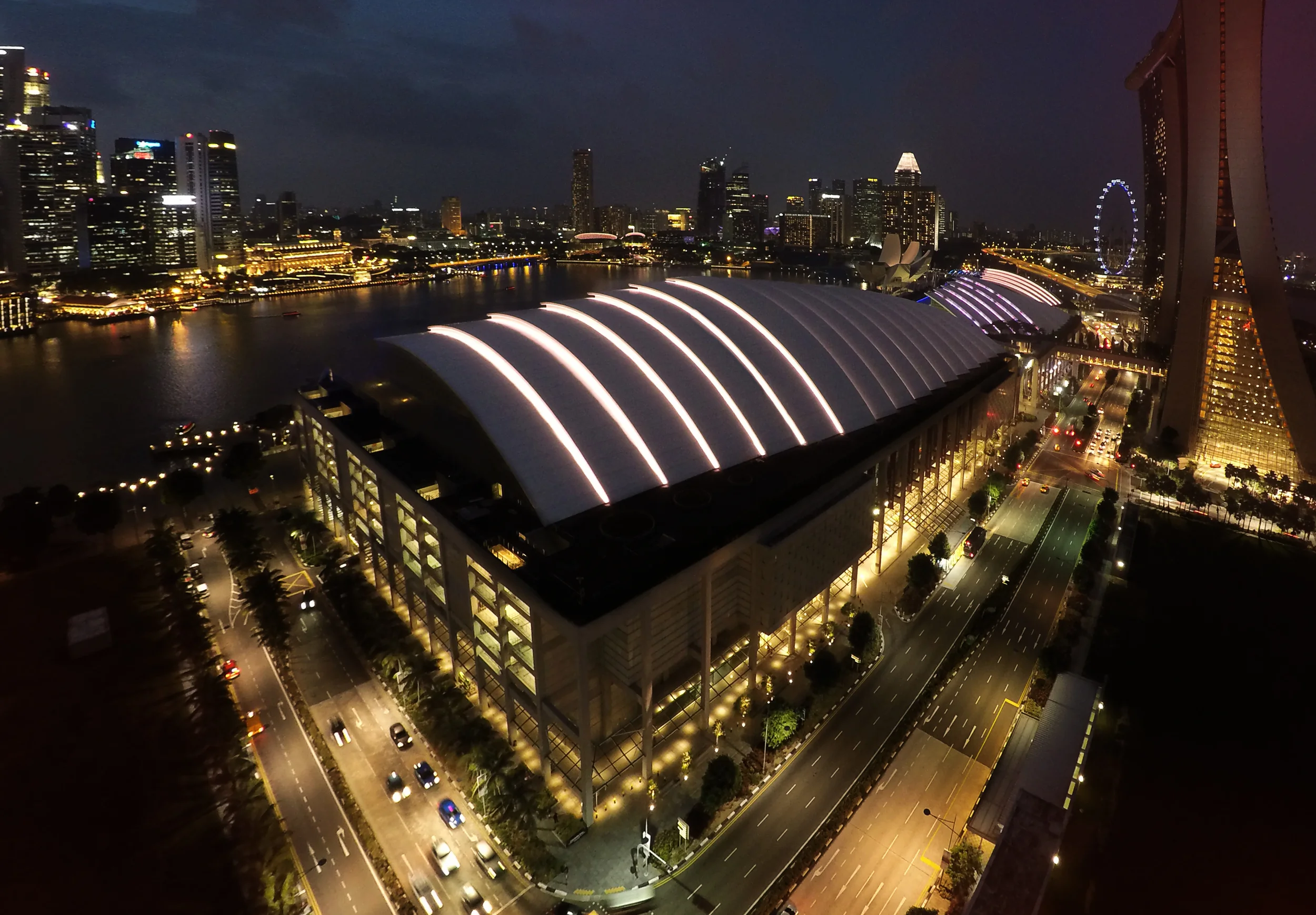 Arial View of Sands Expo | Photo Credit: Marina Bay Sands
