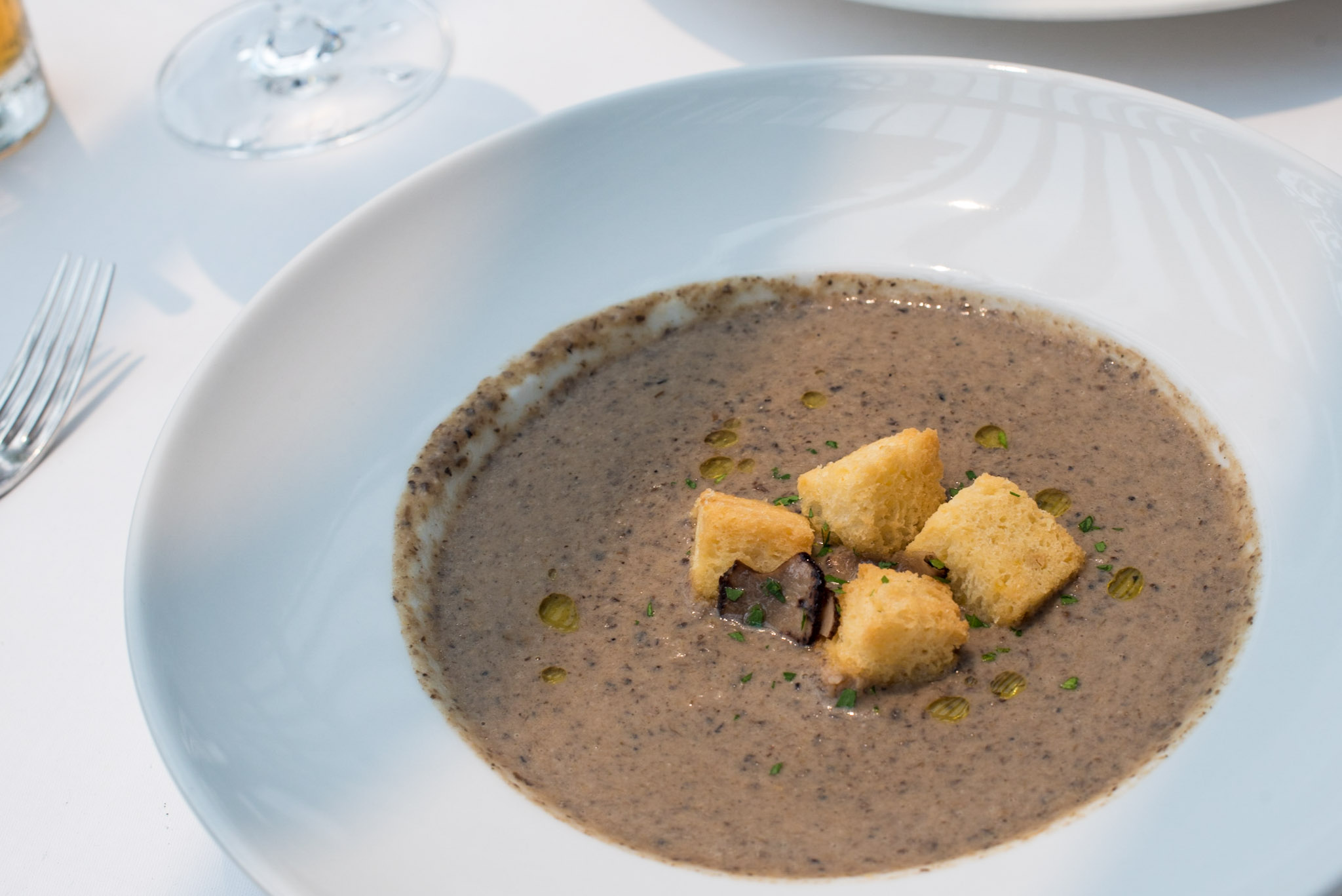 Wild Mushroom Soup (S$14.50++)Pool Grill - Singapore Marriott Tang Plaza Hotel