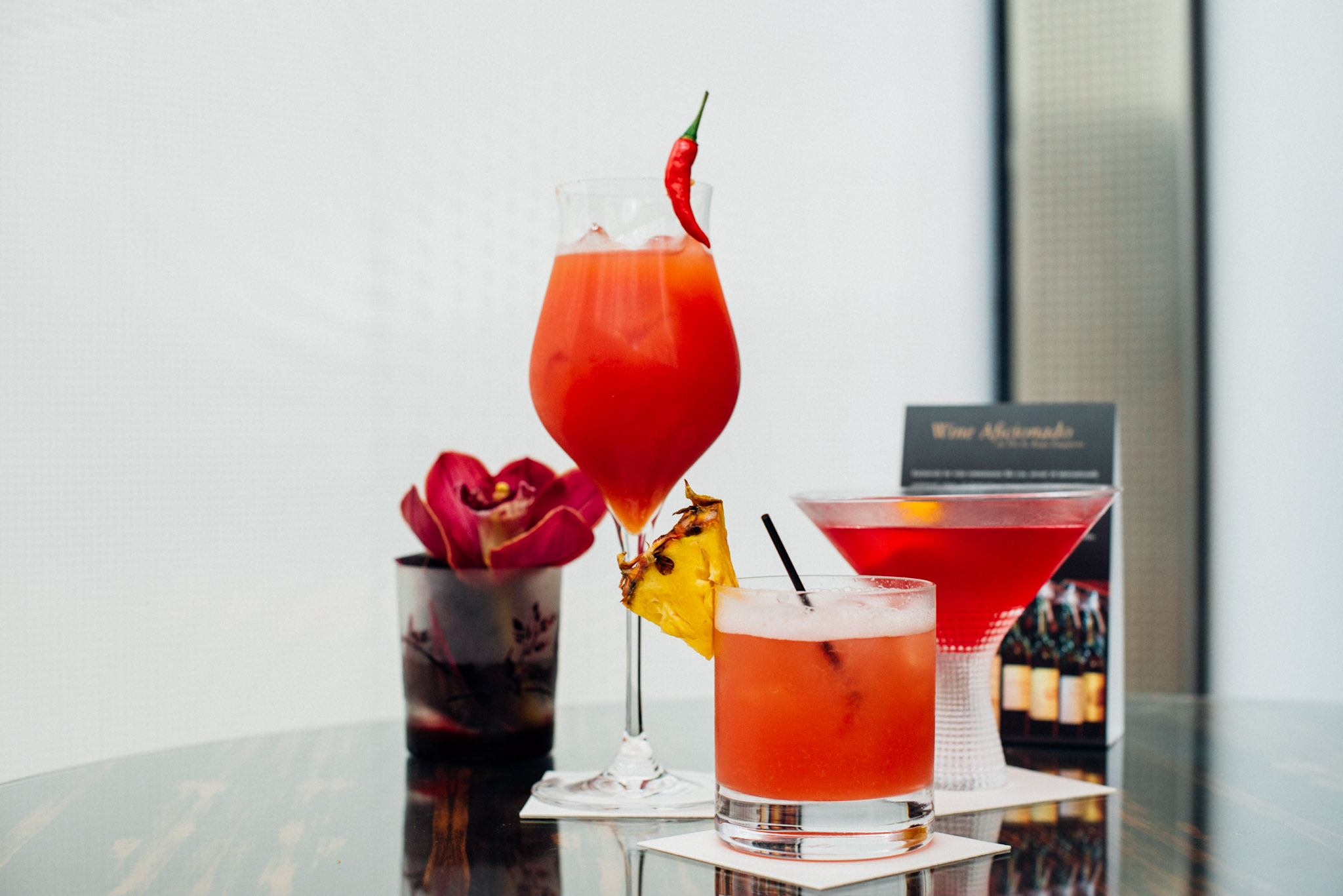 Chili Padi Mary, Maitai, CosmopolitanAstor Bar - The St. Regis Singapore
