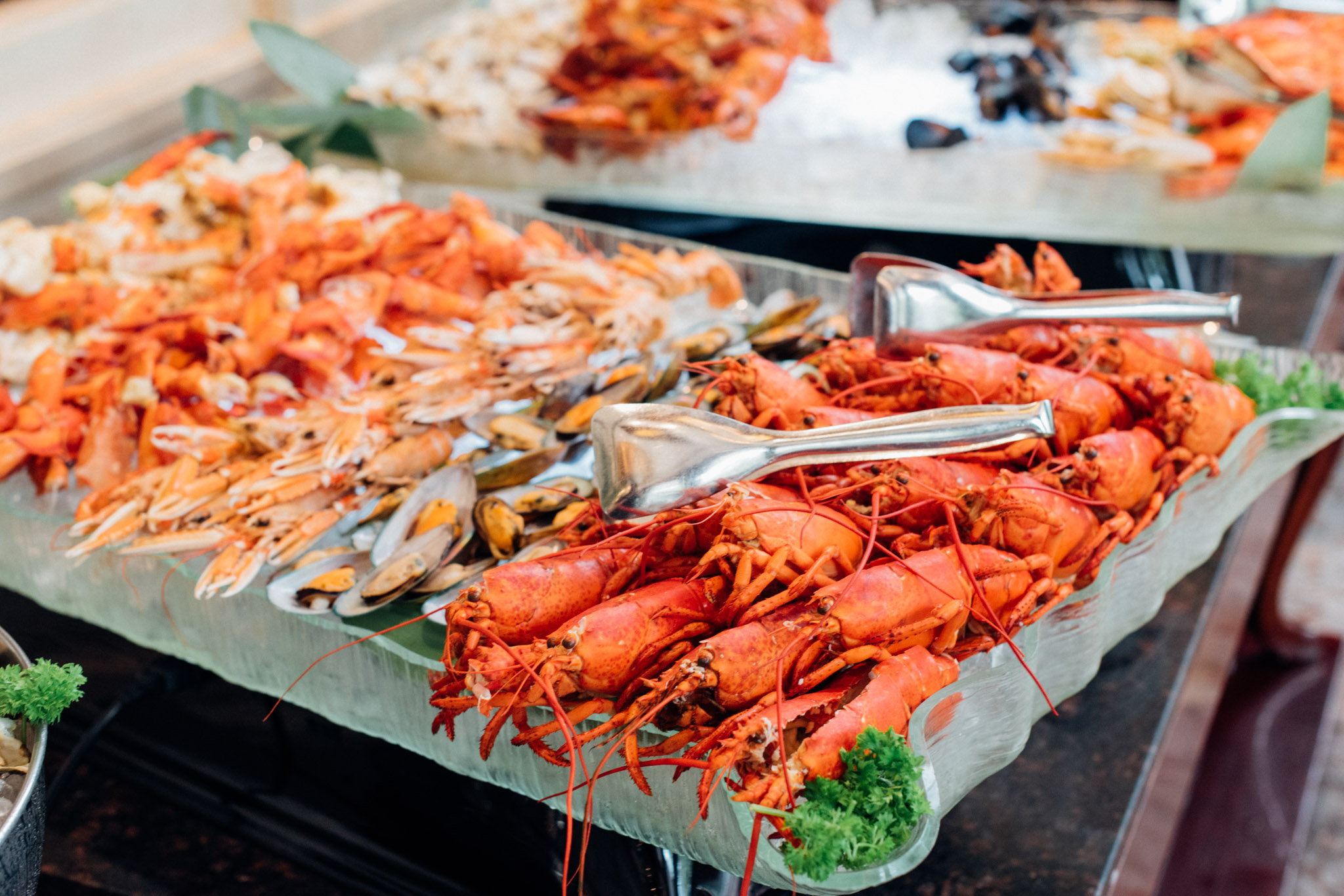 Assortment of Fresh Seafood on IceBrasserie Les Saveurs - The St. Regis Singapore