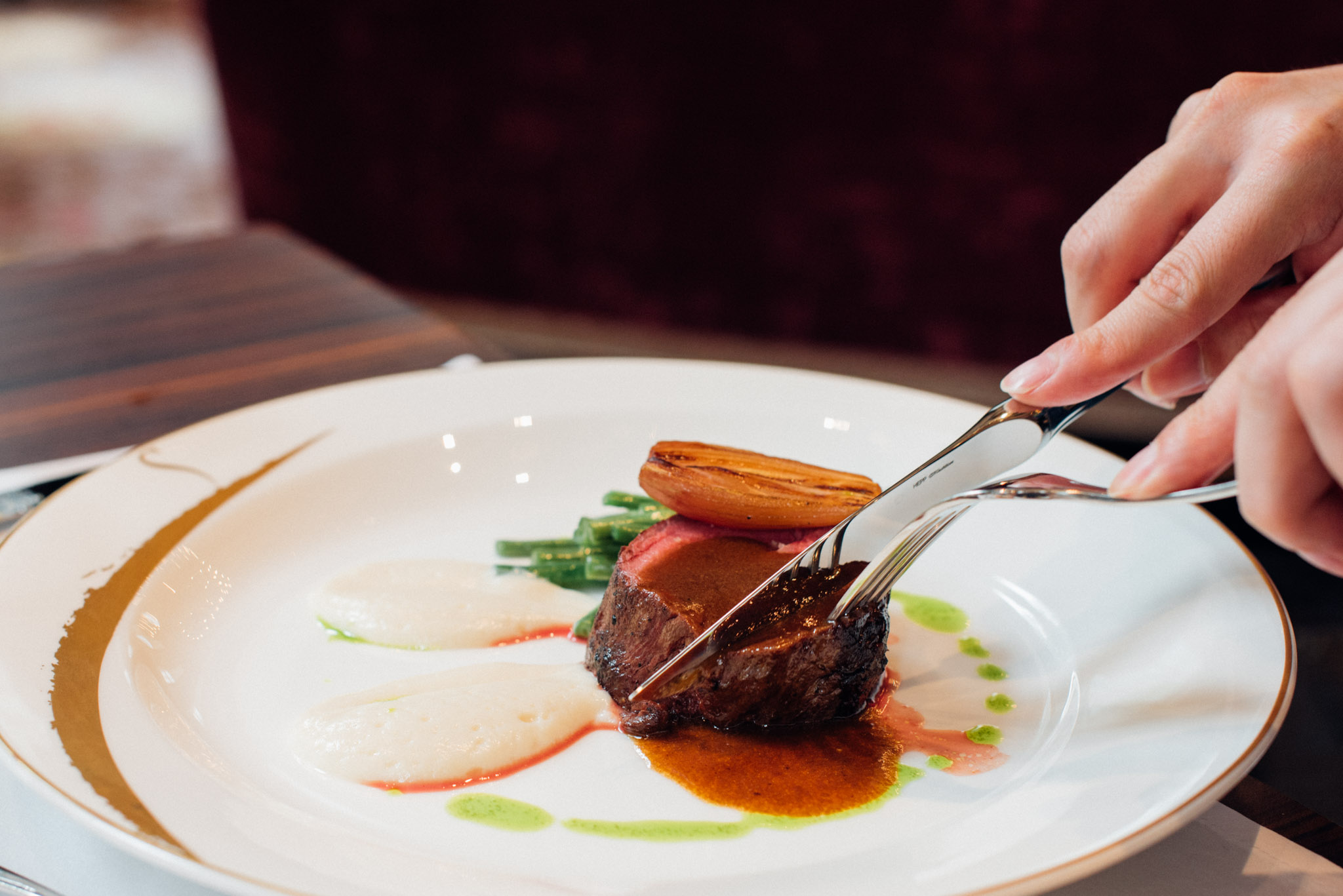 Slow Cooked Angus Beef TenderloinBrasserie Les Saveurs - The St. Regis Singapore