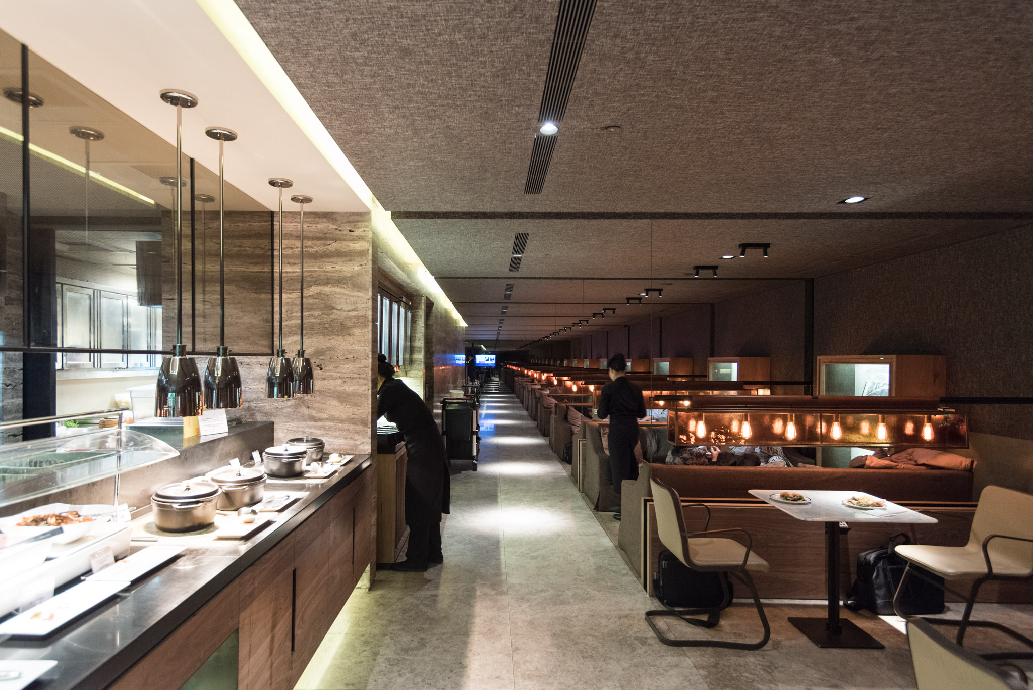Food SelectionChina Airlines Dynasty Business Class Lounge Taipei