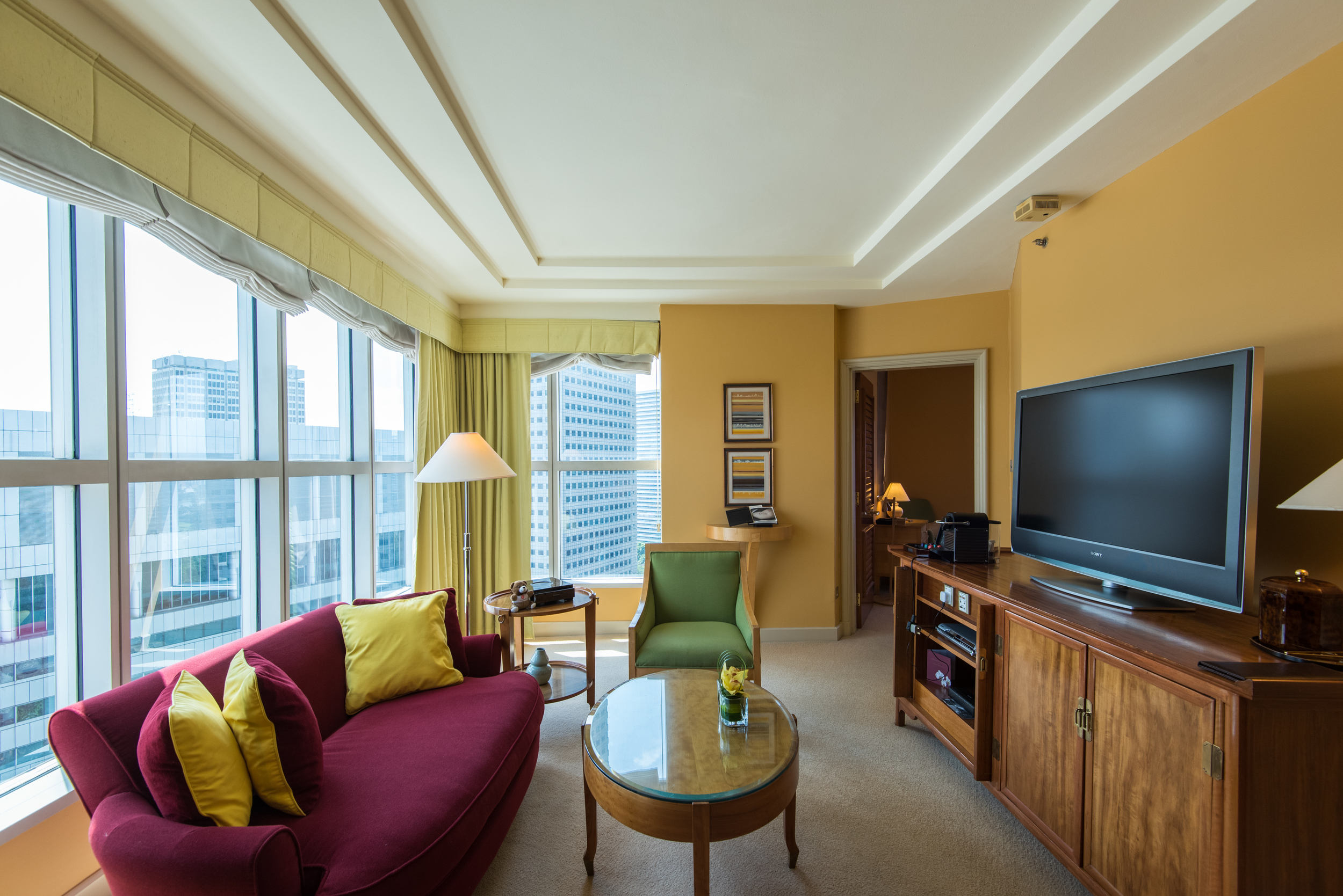 Living Room of the Centennial SuiteConrad Centennial Singapore