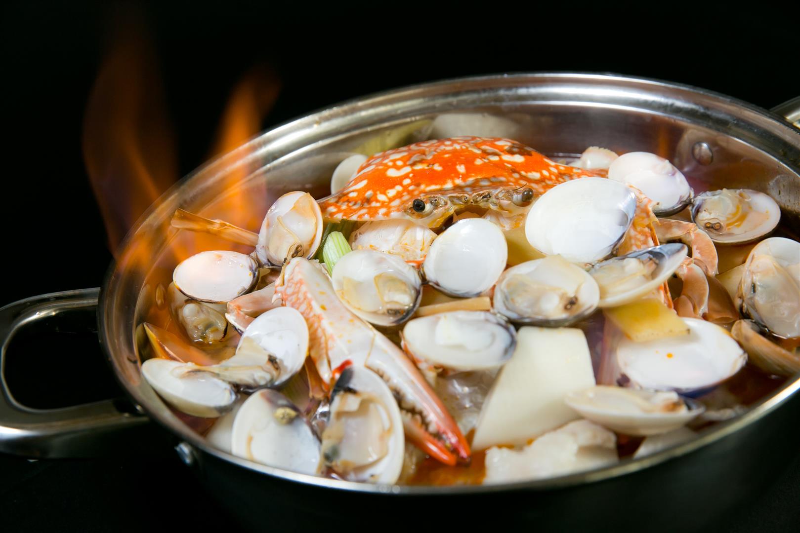 Sea Treasure Flambé | Photo Credit: Orchard Hotel Singapore