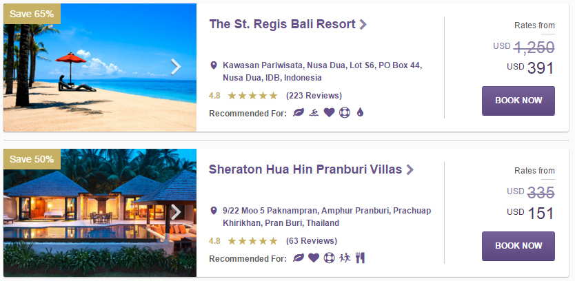 SPG Hot Escapes