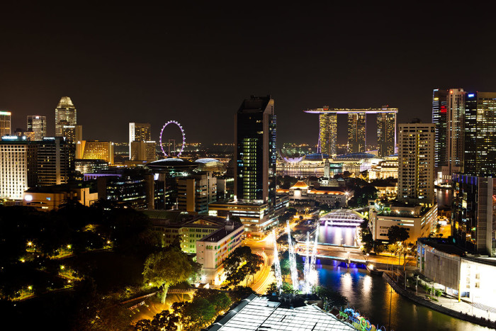 Taittinger Pop-Up Bar (Singapore) on New Year's Eve