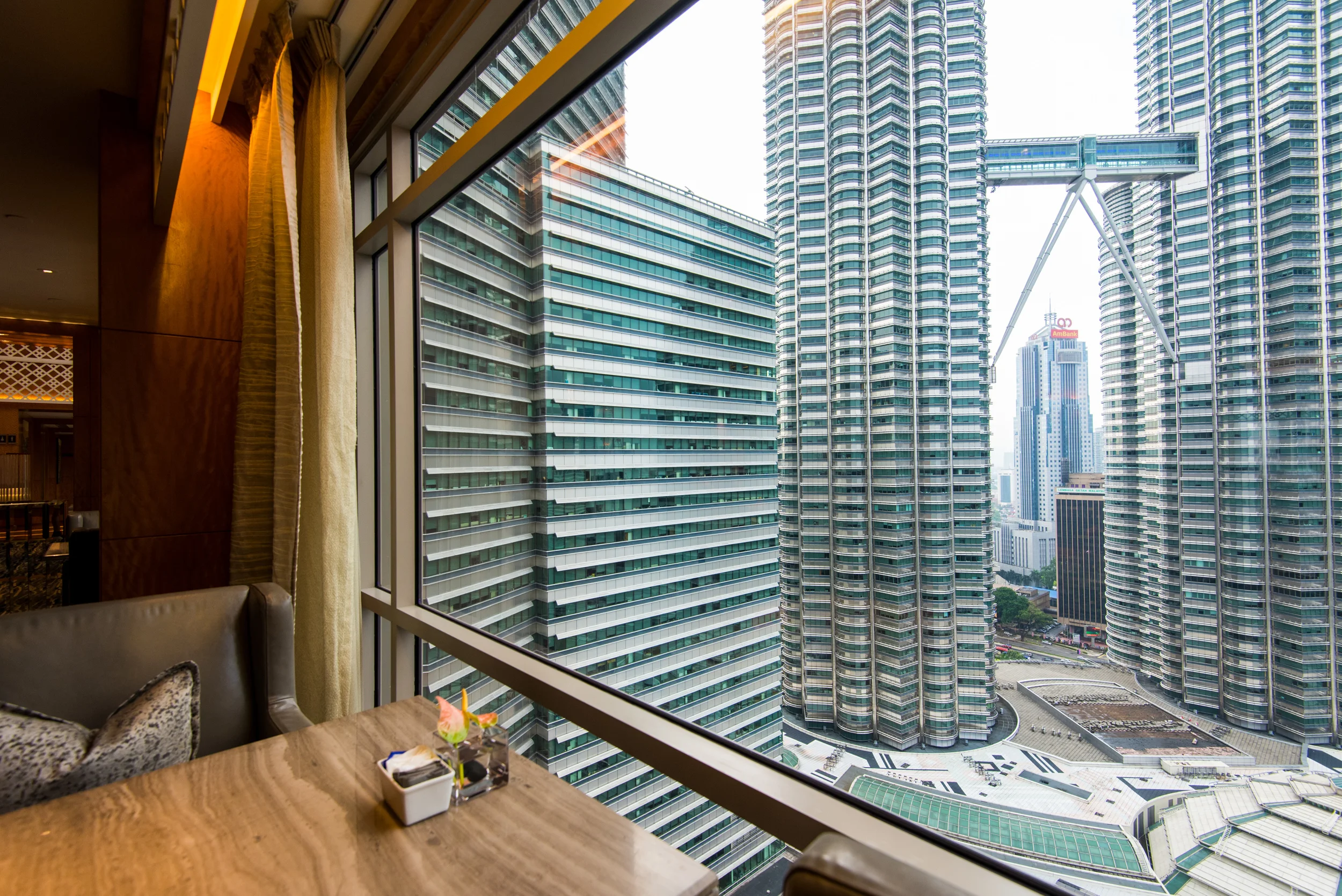 View of the Petronas Towers from Oriental Club Mandarin Oriental, Kuala Lumpur