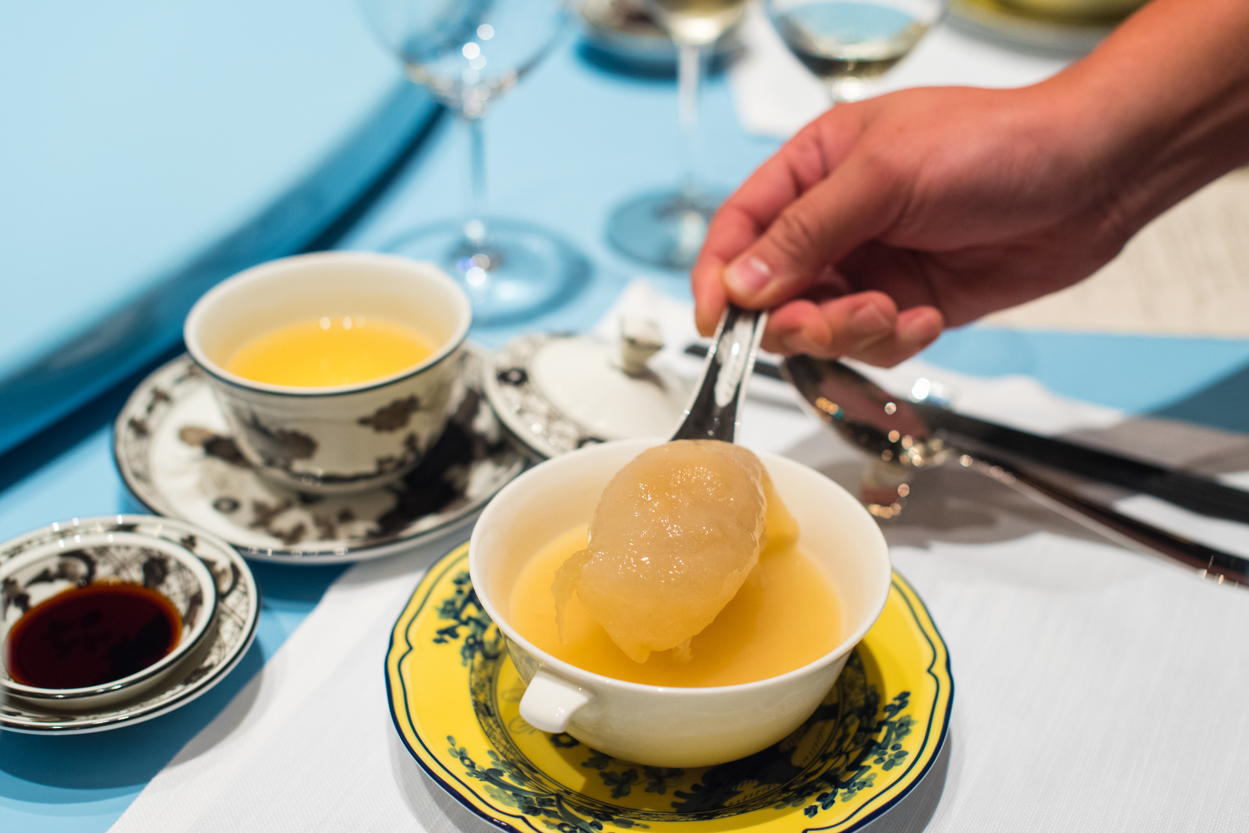 Double-boiled Cartilage Soup, Sea Cucumber, Stuffed Bird’s Nest, ChickenSummer Pavilion - The Ritz-Carlton, Millenia Singapore