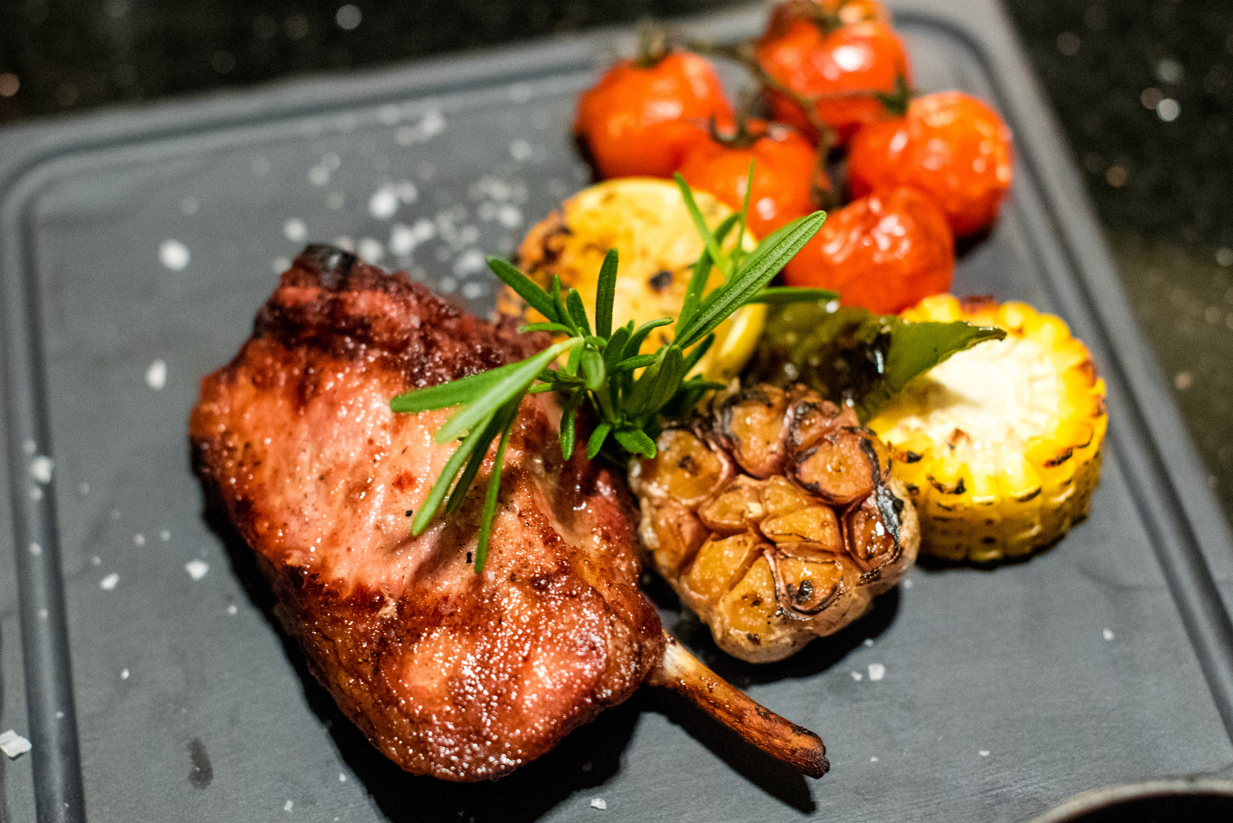 Slow-grilled Spanish Iberico Pork ChopAsh &amp; Elm -&nbsp;InterContinental Singapore