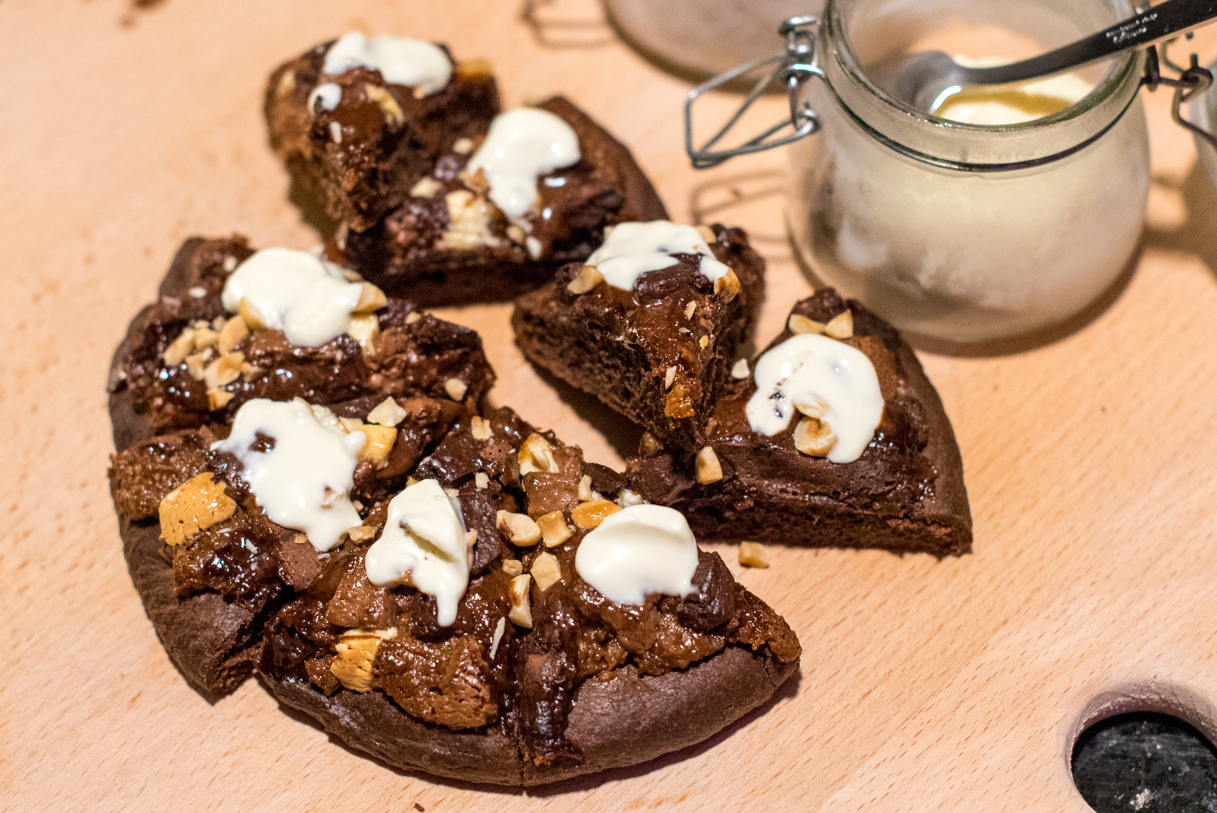Chocolate-hazelnut PizzaAsh &amp; Elm -&nbsp;InterContinental Singapore