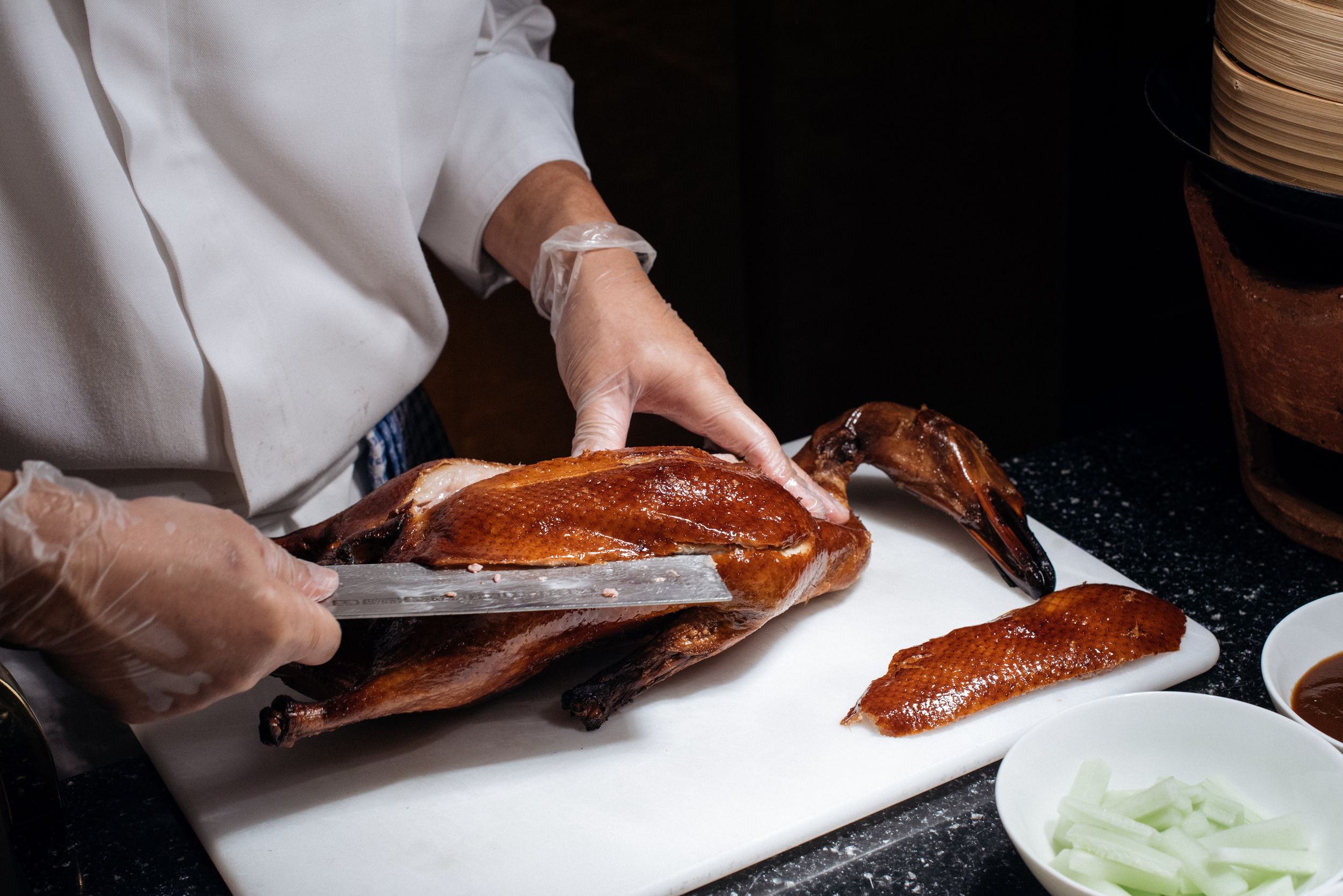 Roasted Peking Duck 'Live' StationSummer Palace - Regent Singapore
