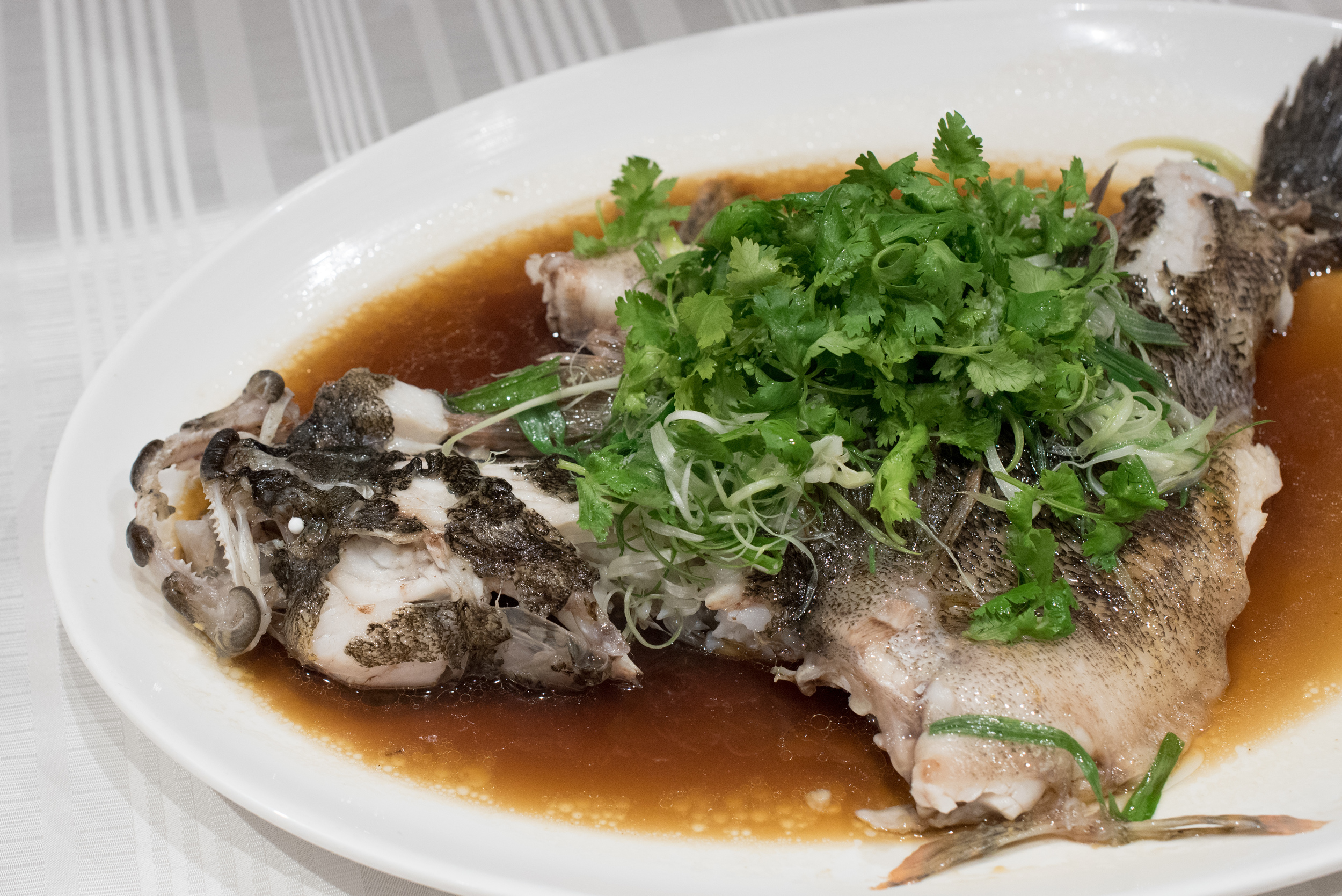 Steamed Soon Hock in Light Soya SauceSummer Palace - Regent Singapore