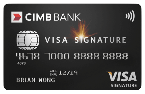 Waiver of Foreign Currency Admin Fee - CIMB Visa Signature Card