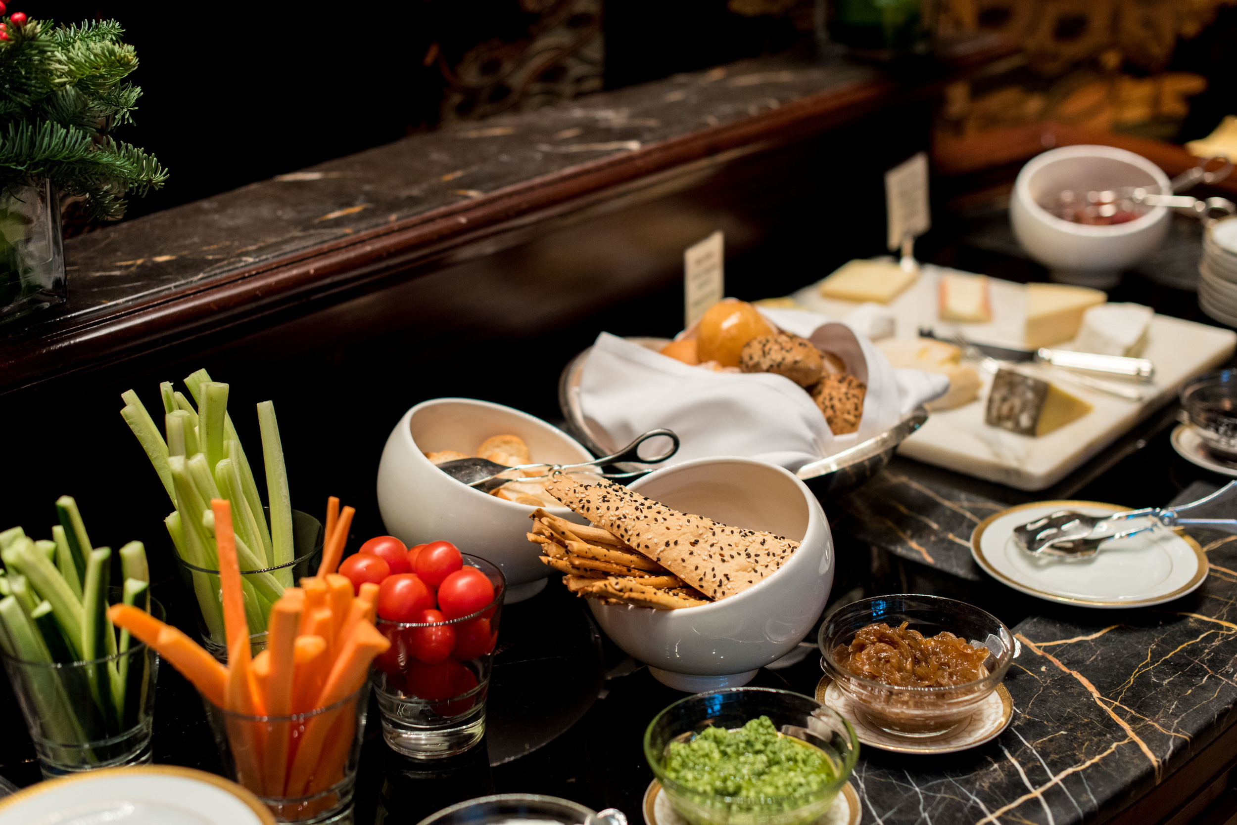 Complimentary Canapes - Summit RoomValley Wing - Shangri-La Hotel, Singapore