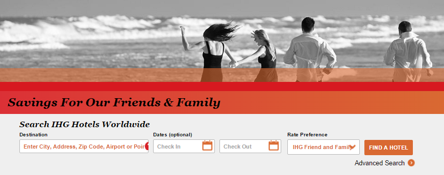 IHG Friends and Family Rate - How much Discount in Singapore?