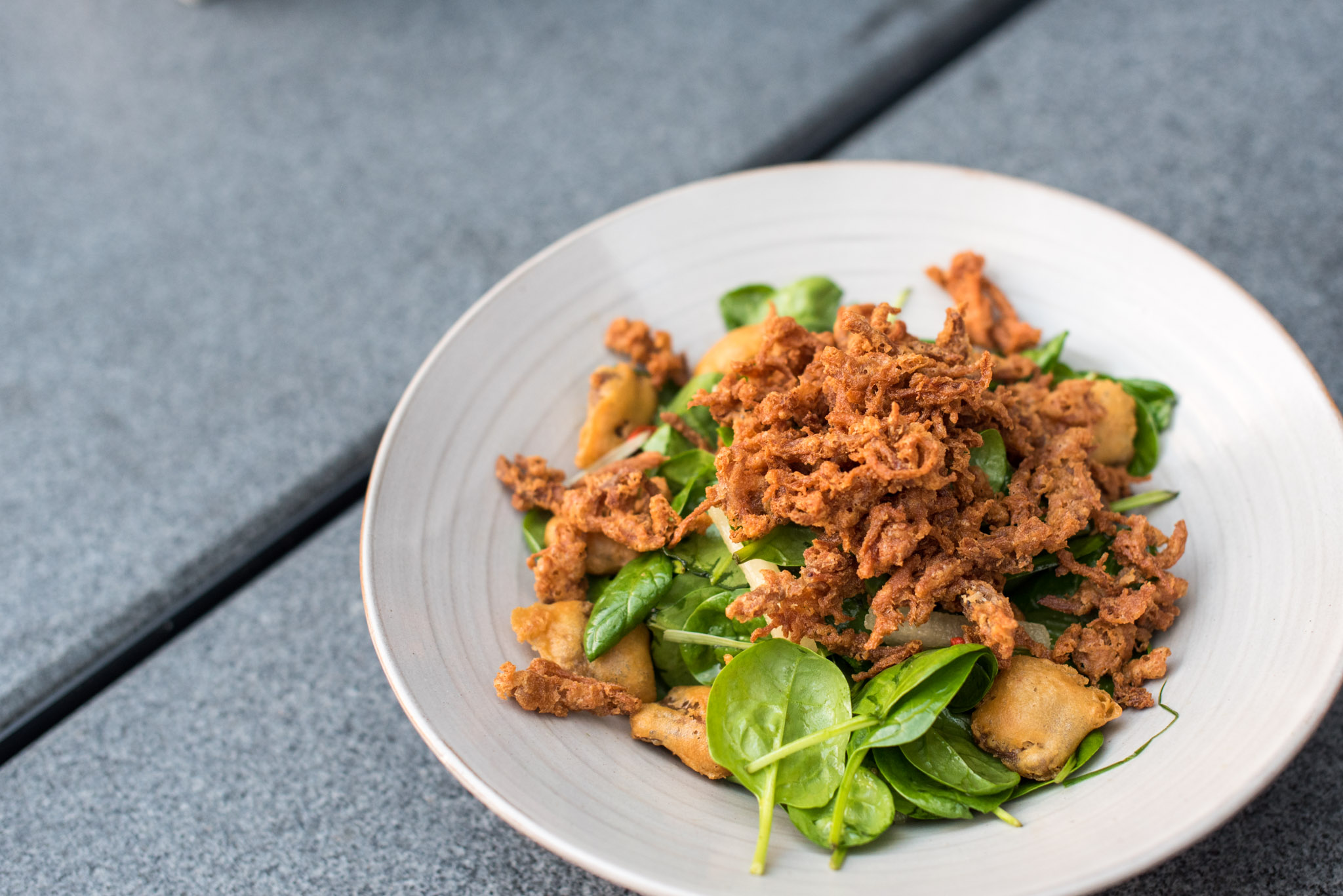 Crispy Aromatic Duck Salad (S$18++)EMPRESS by The Privé Group