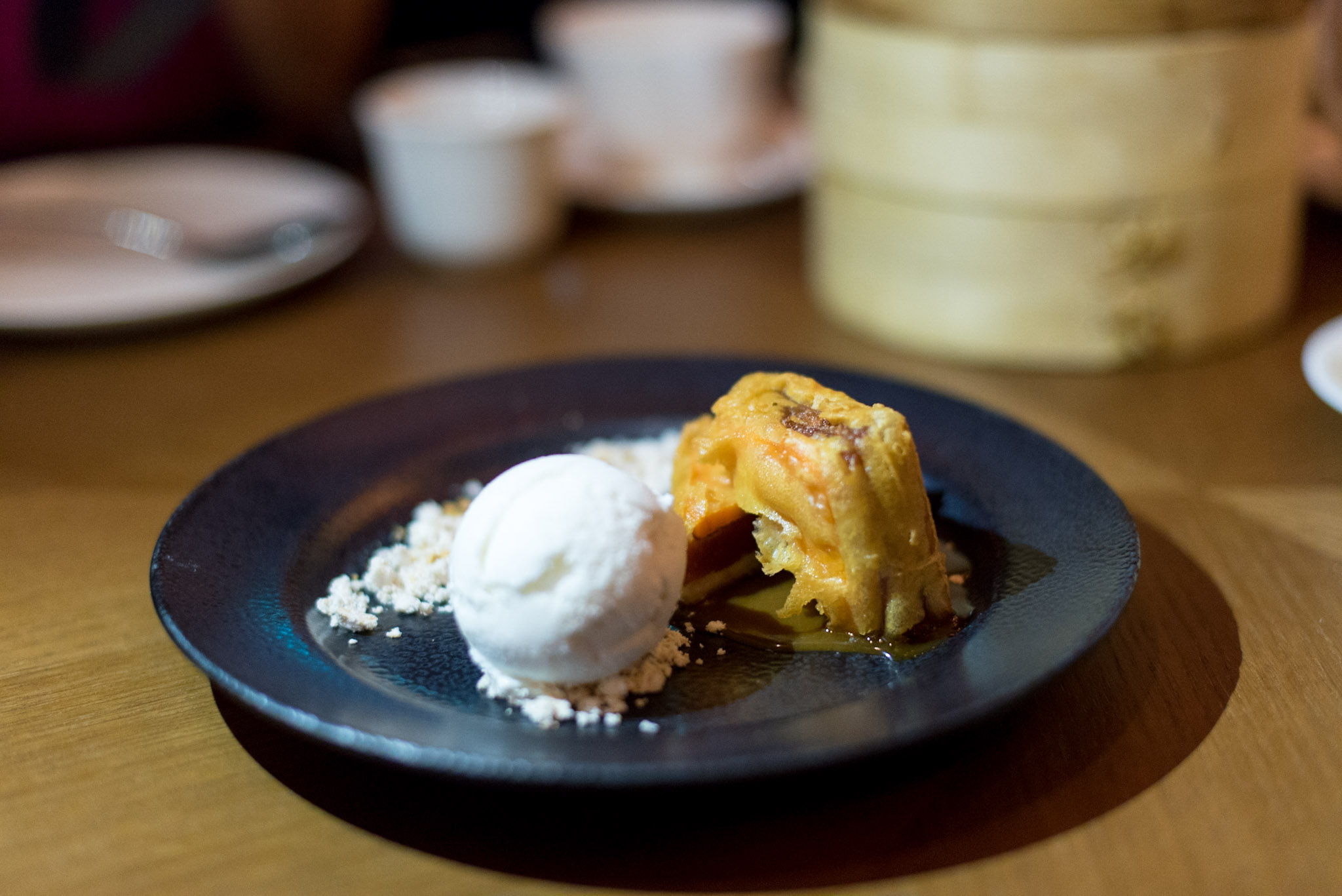 Crispy Prosperity Nian Gao, Yam &amp; Sweet Potato Stack (S$12++)EMPRESS by The Privé Group