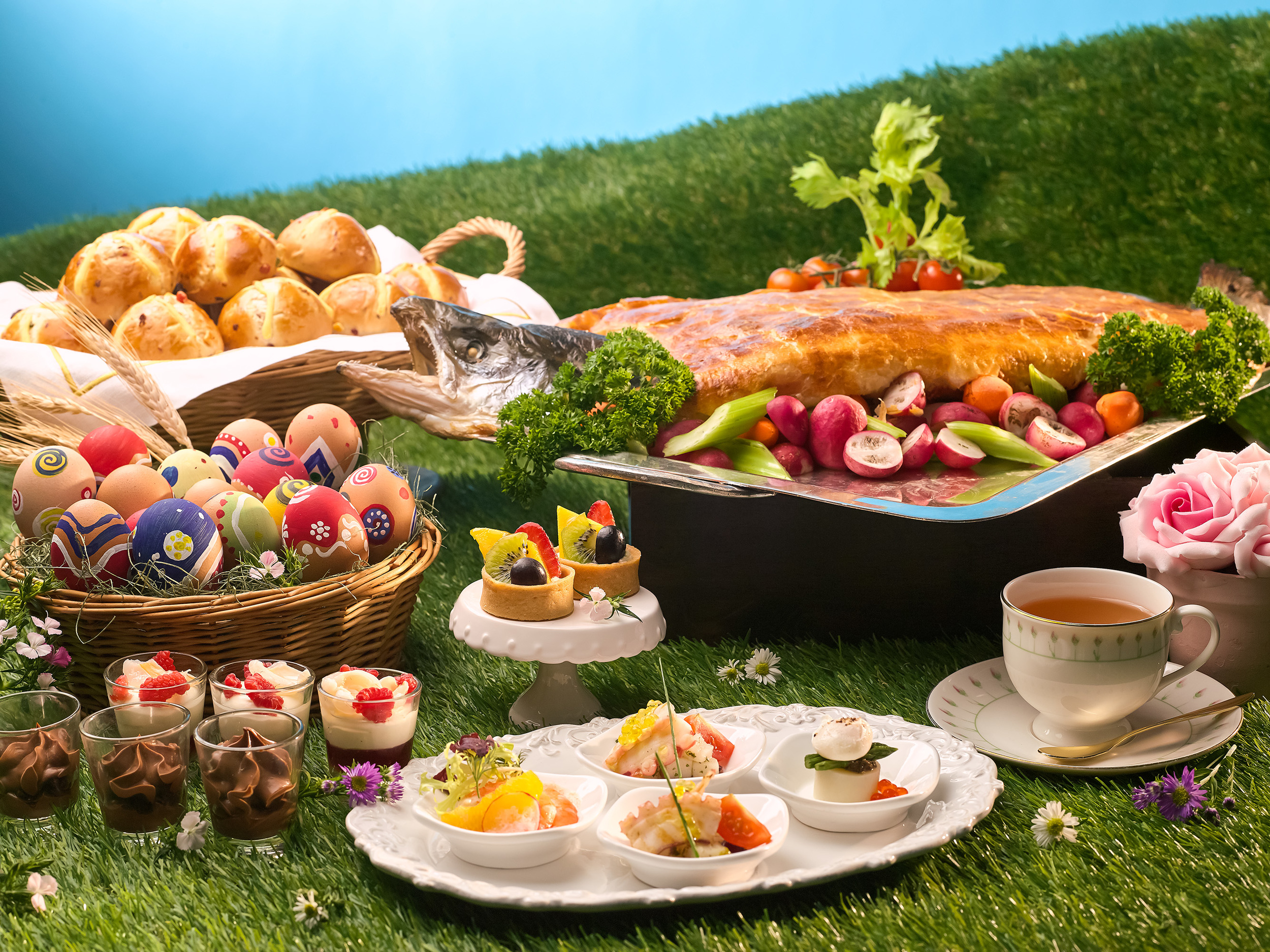 Easter (2016) High Tea at Rose Veranda | Photo Credit: Shangri-La Hotel, Singapore