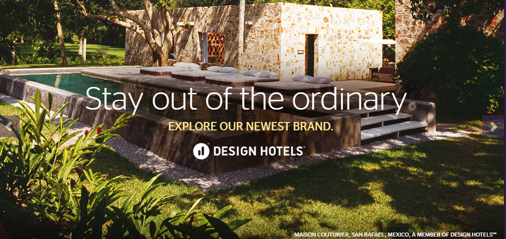 Free Night Award with Design Hotels™ (SPG) - Stay 3, Earn 1