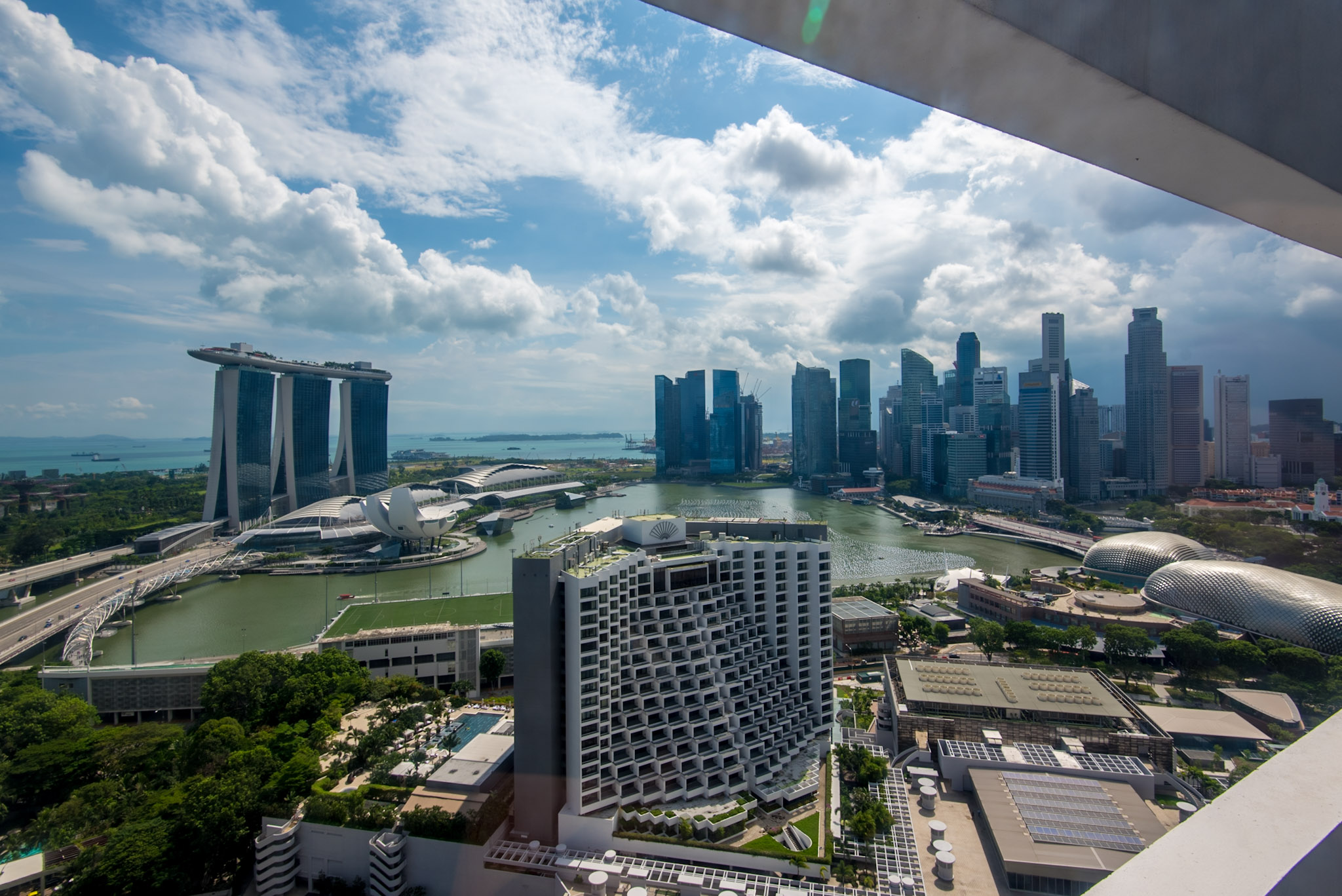 View from BedroomPacific Harbour Studio - Pan Pacific Singapore
