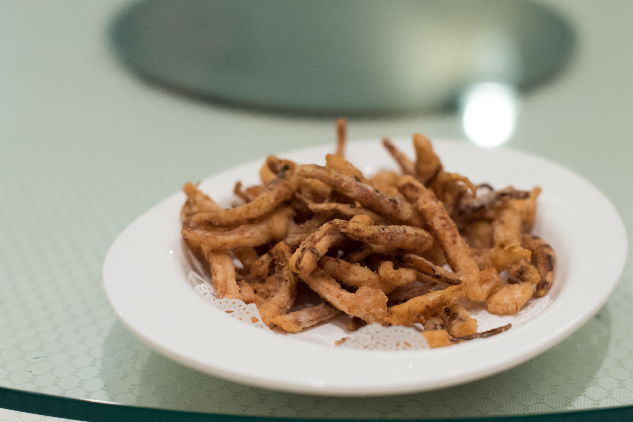 Deep-fried Octopus TentaclesWah Lok - Carlton Hotel Singapore