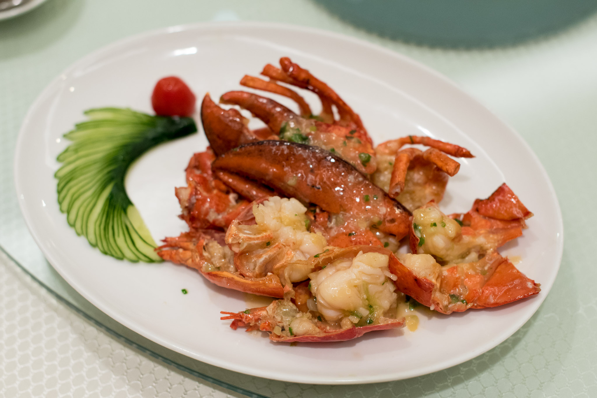 Boston Lobster with Supreme StockWah Lok - Carlton Hotel Singapore