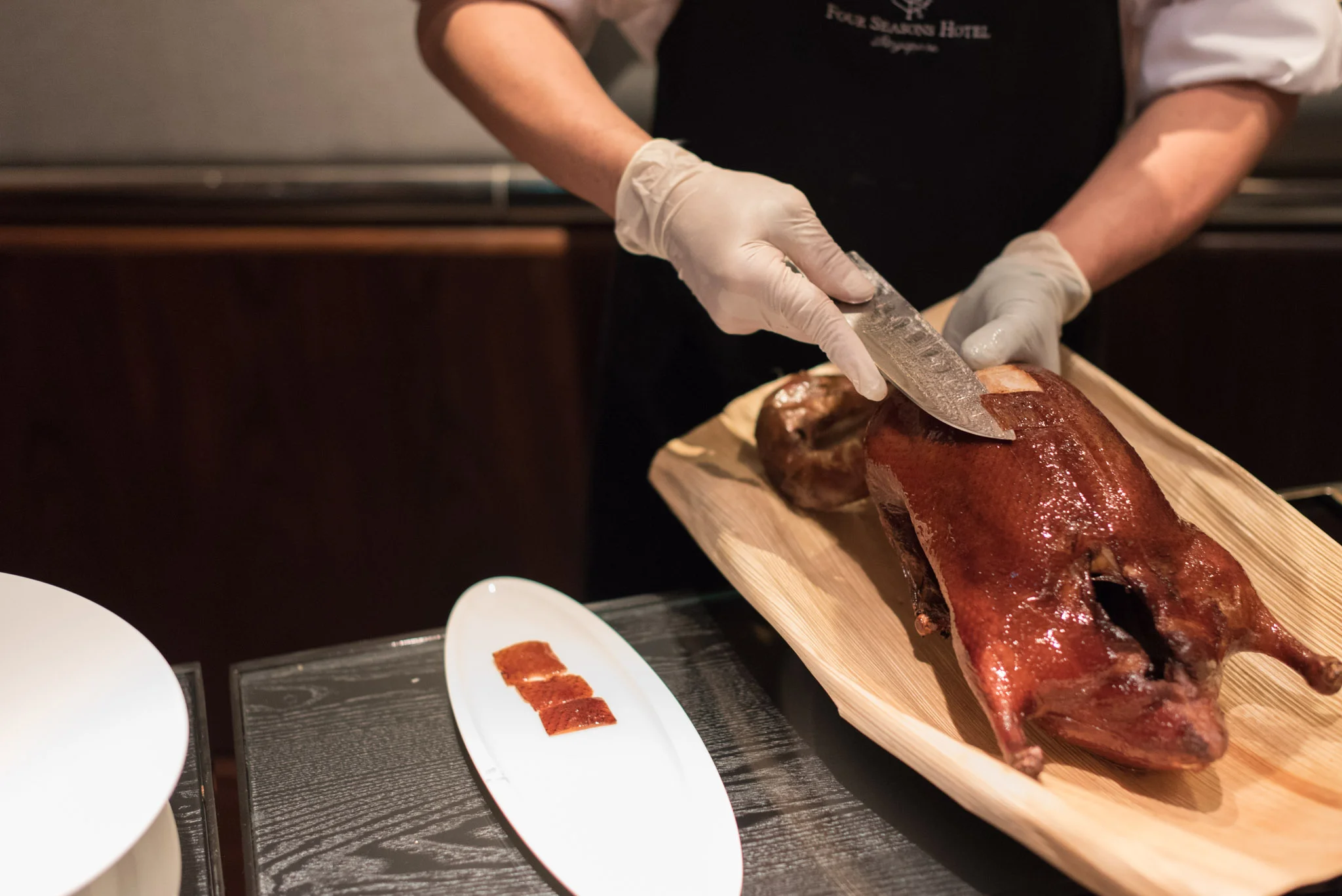 Signature Peking Duck (S$98++) Jiang-Nan Chun - Four Seasons Hotel Singapore