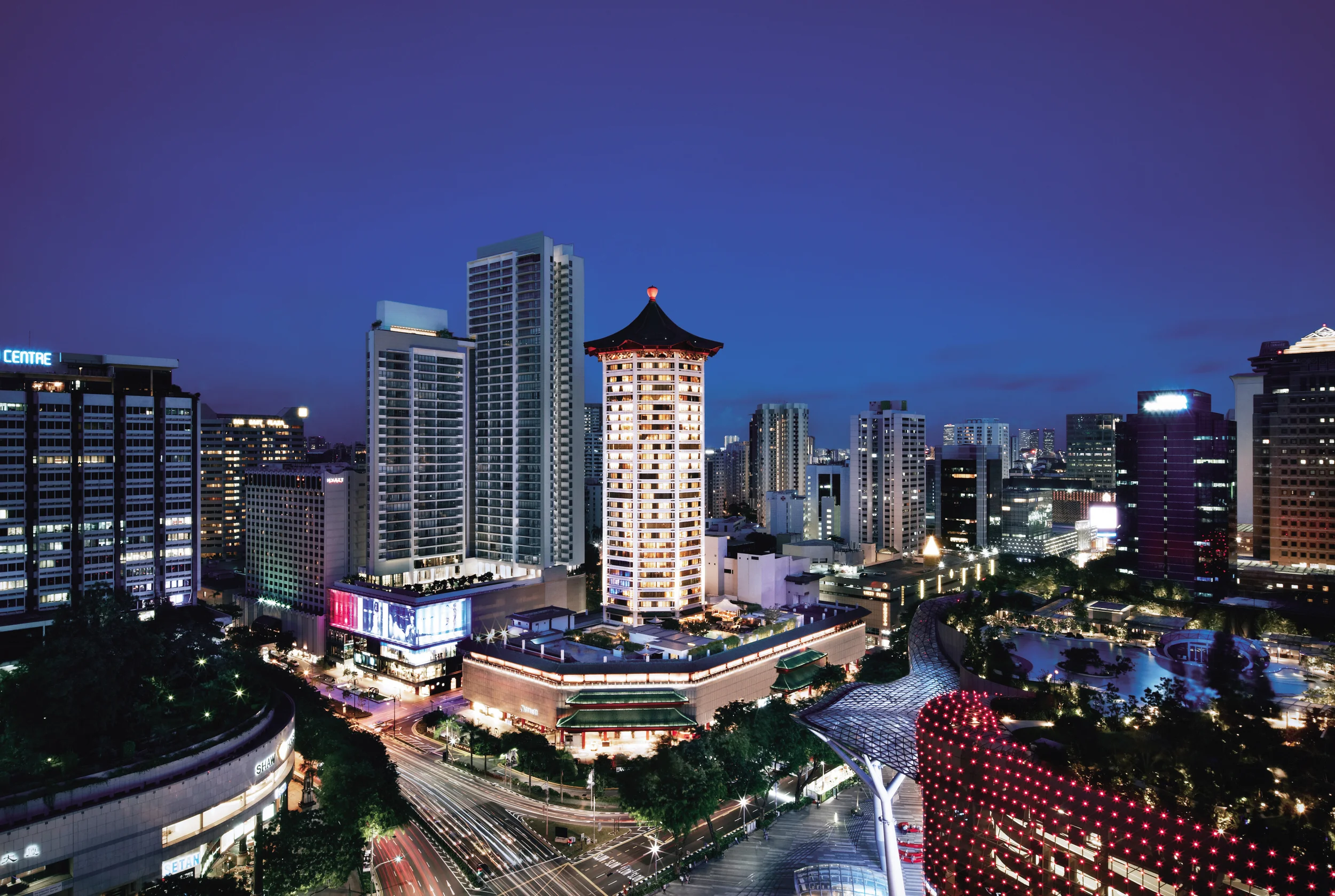 Property Facade | Photo Credit: Singapore Marriott Tang Plaza Hotel