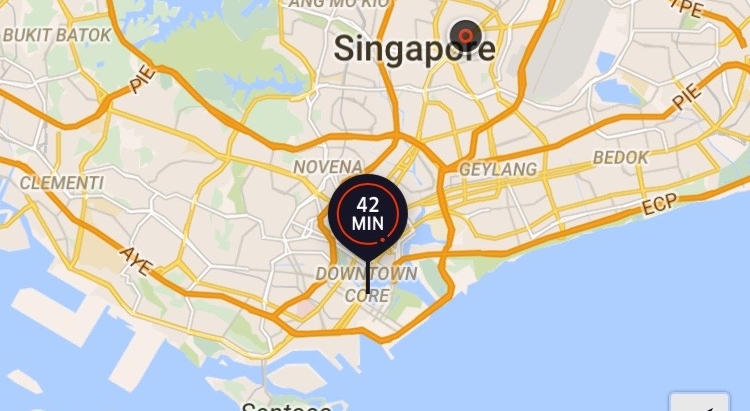 uberPOOL in Singapore