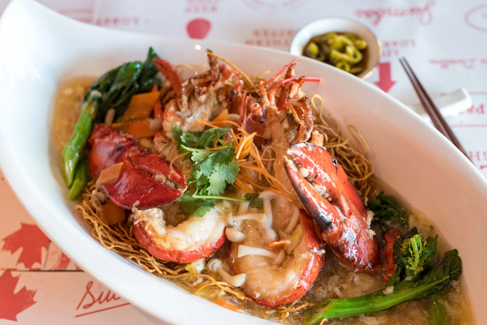 Limited Time Menu at Pince & Pints Restaurant and Bar - Asian Flavours with Boston Lobster
