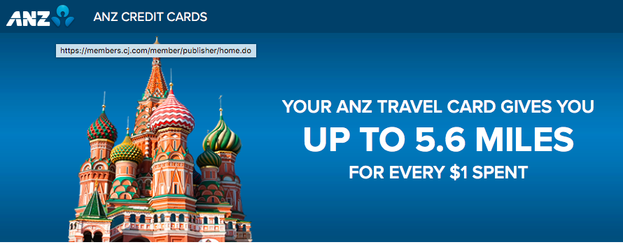 5.6 Miles per S$1 with ANZ Travel Visa Signature Credit Card - Targeted Offer 