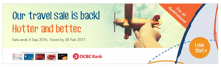 Hotels on Zuji 13% Cheaper than Expedia for OCBC Cardholders - Book by 04 September 2016