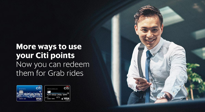 Pay for Grab Rides with Citi Miles and Points - NO THANKS