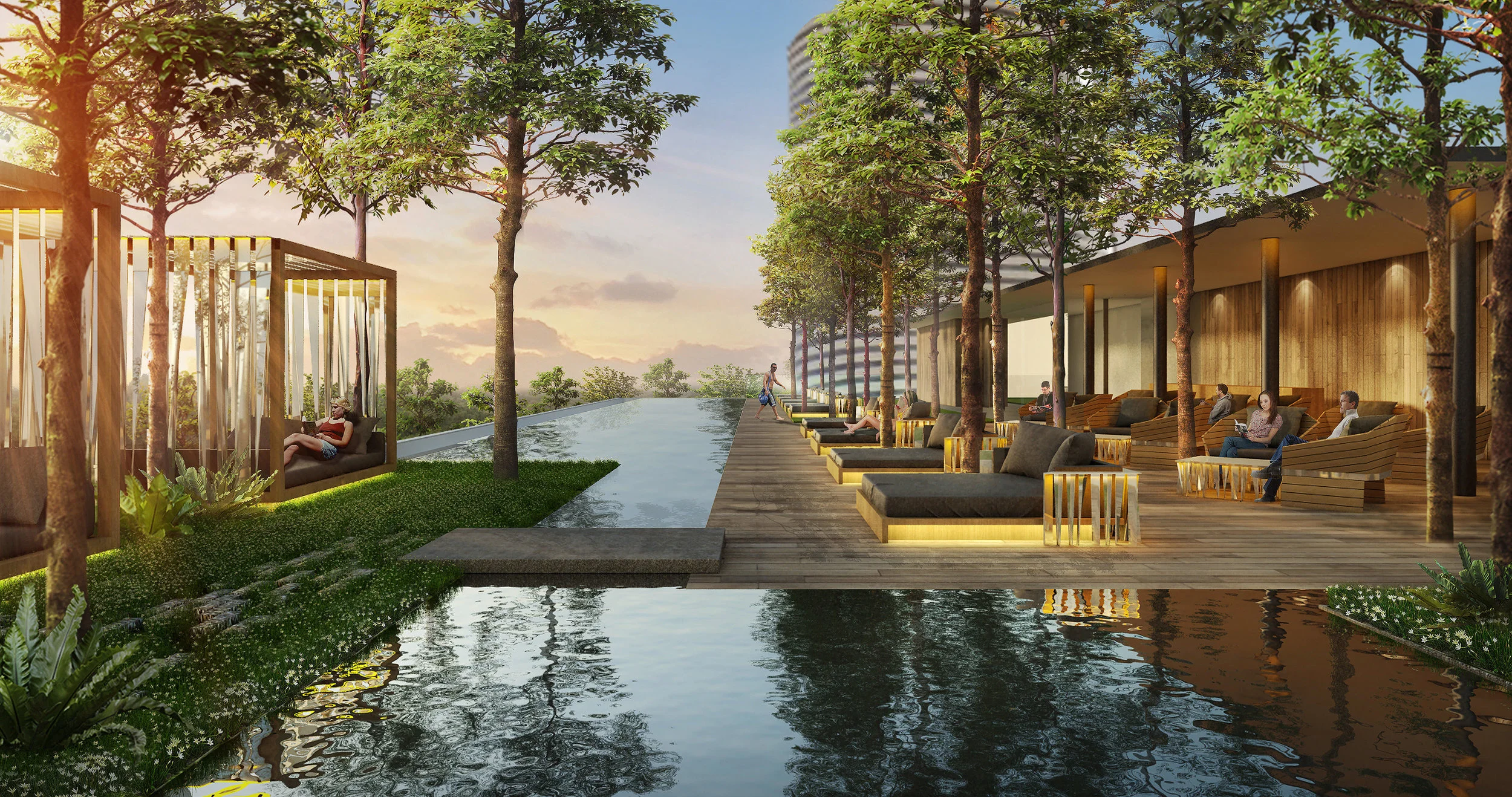 Swimming Pool | Photo Credit: Oakwood Premier OUE Singapore
