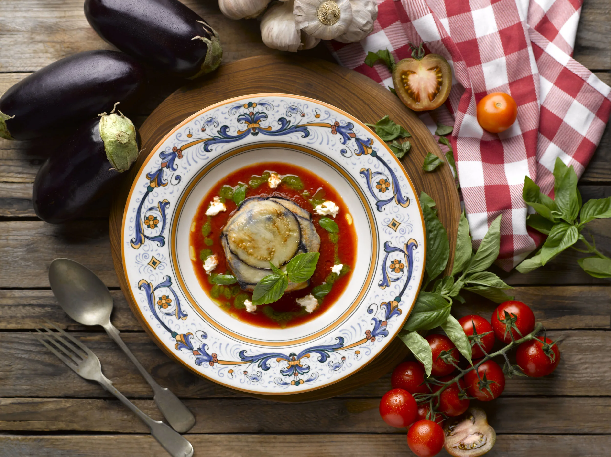 Eggplant Parmigiana | Photo Credit: Grand Hyatt Singapore