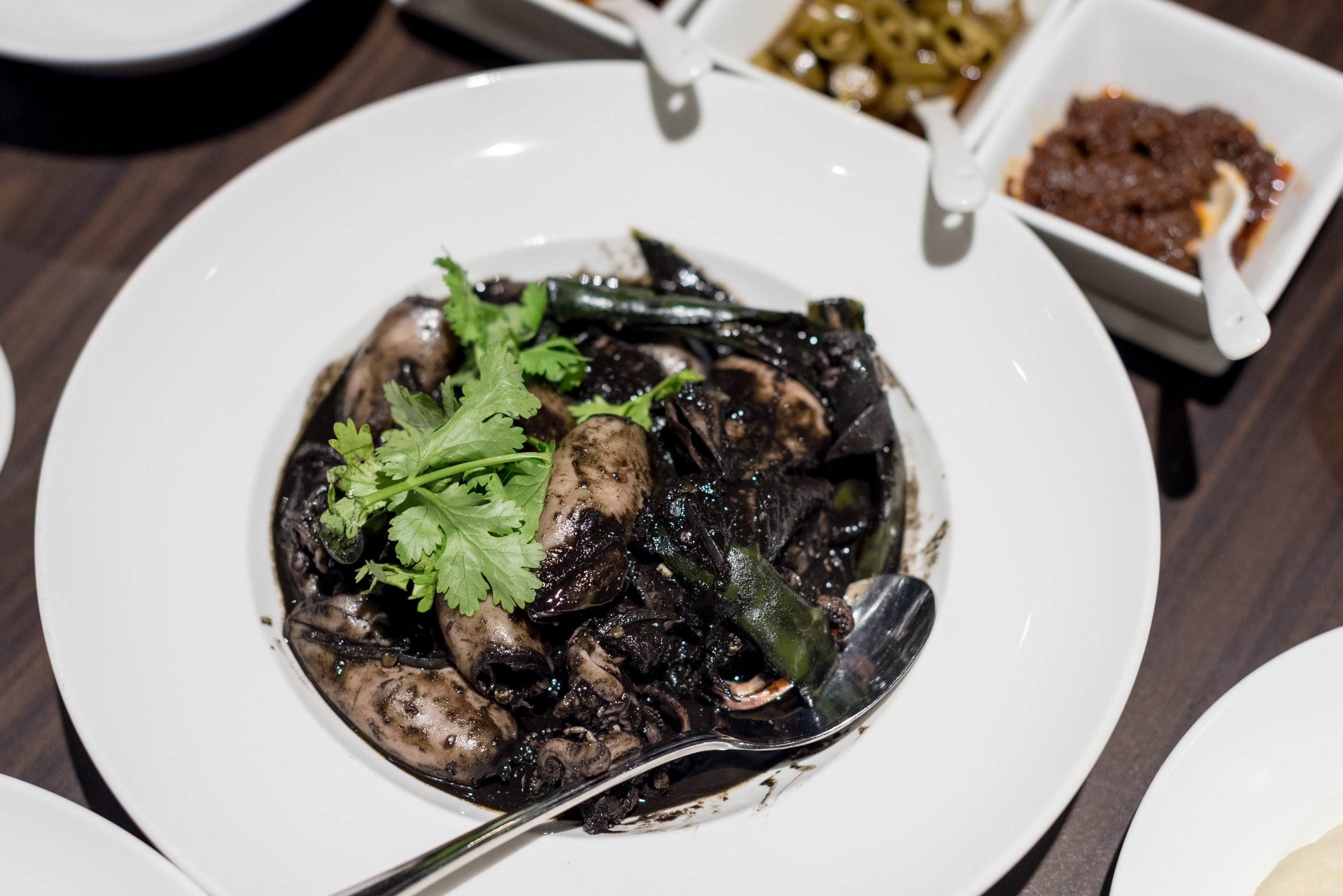 Black Ink Sotong - Treasured Flavours of Singapore White Rose Cafe - York Hotel Singapore