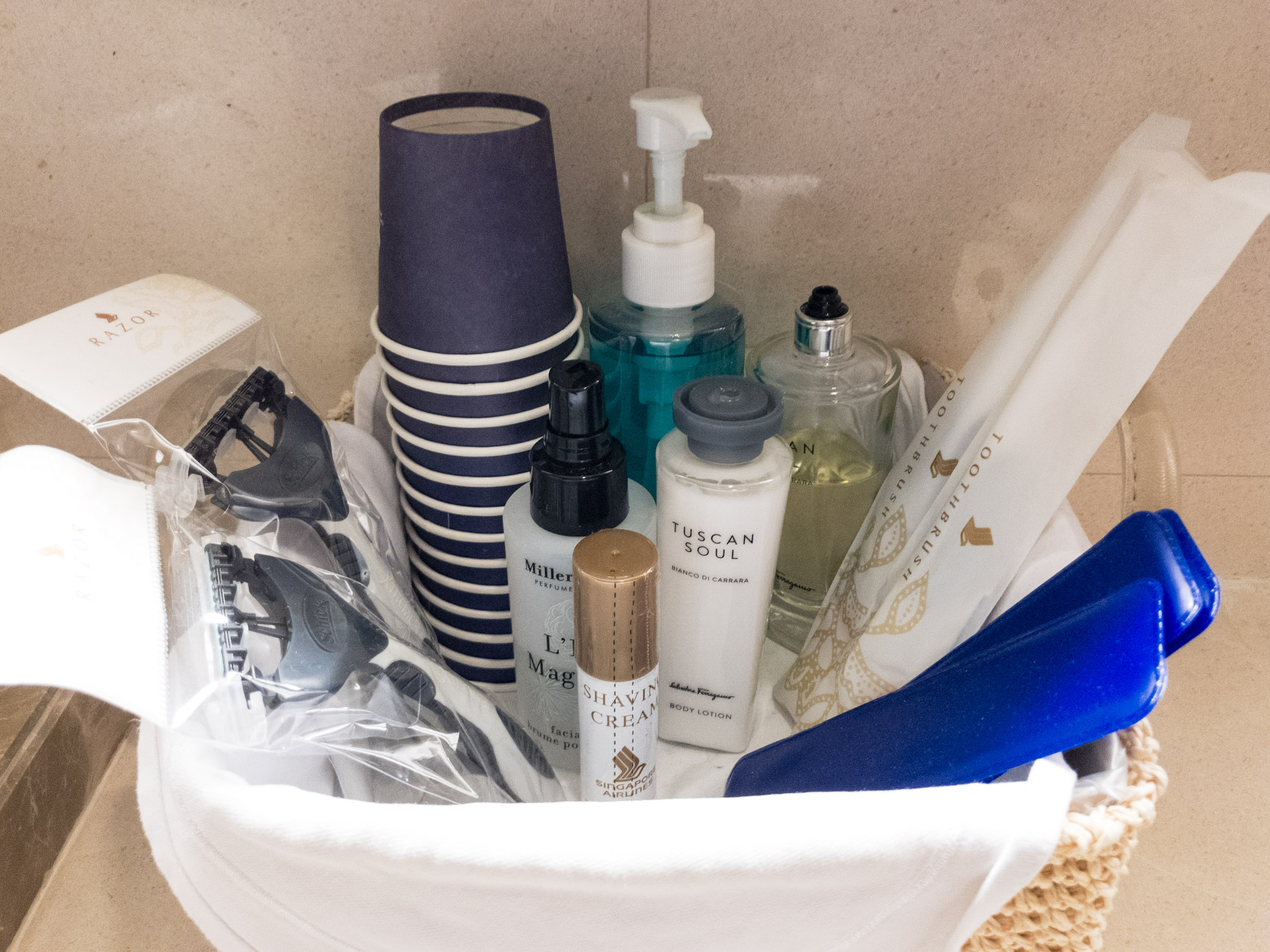 Bathroom Amenities The Private Room by Singapore Airlines (Changi Airport)