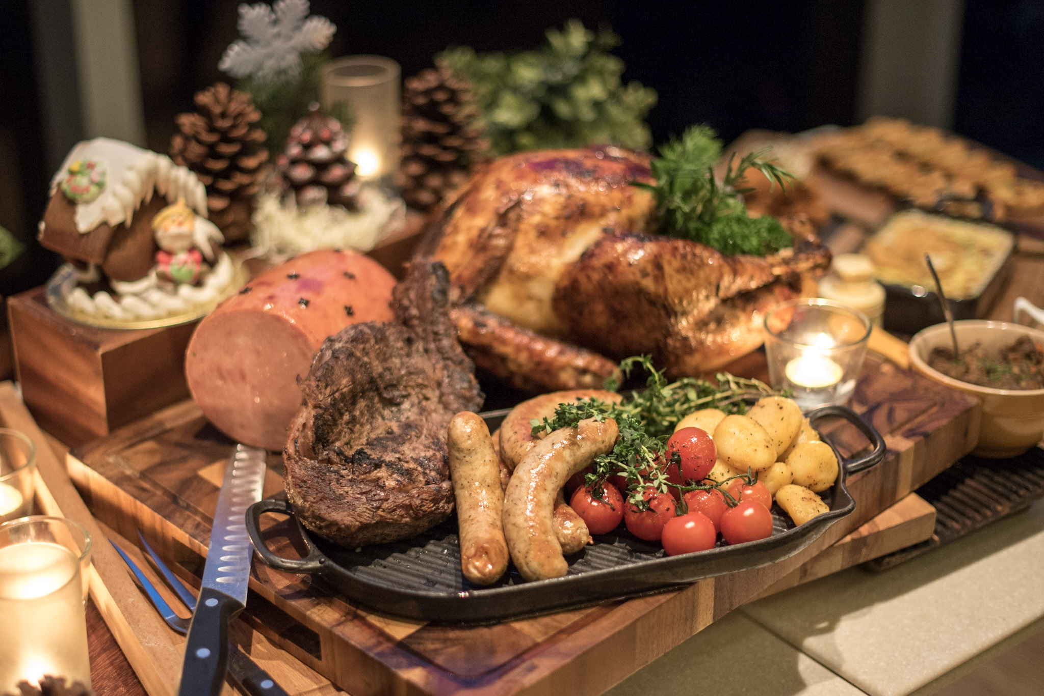 Christmas Carve and Craft Board - Christmas Day Luncheon Pan Pacific Singapore