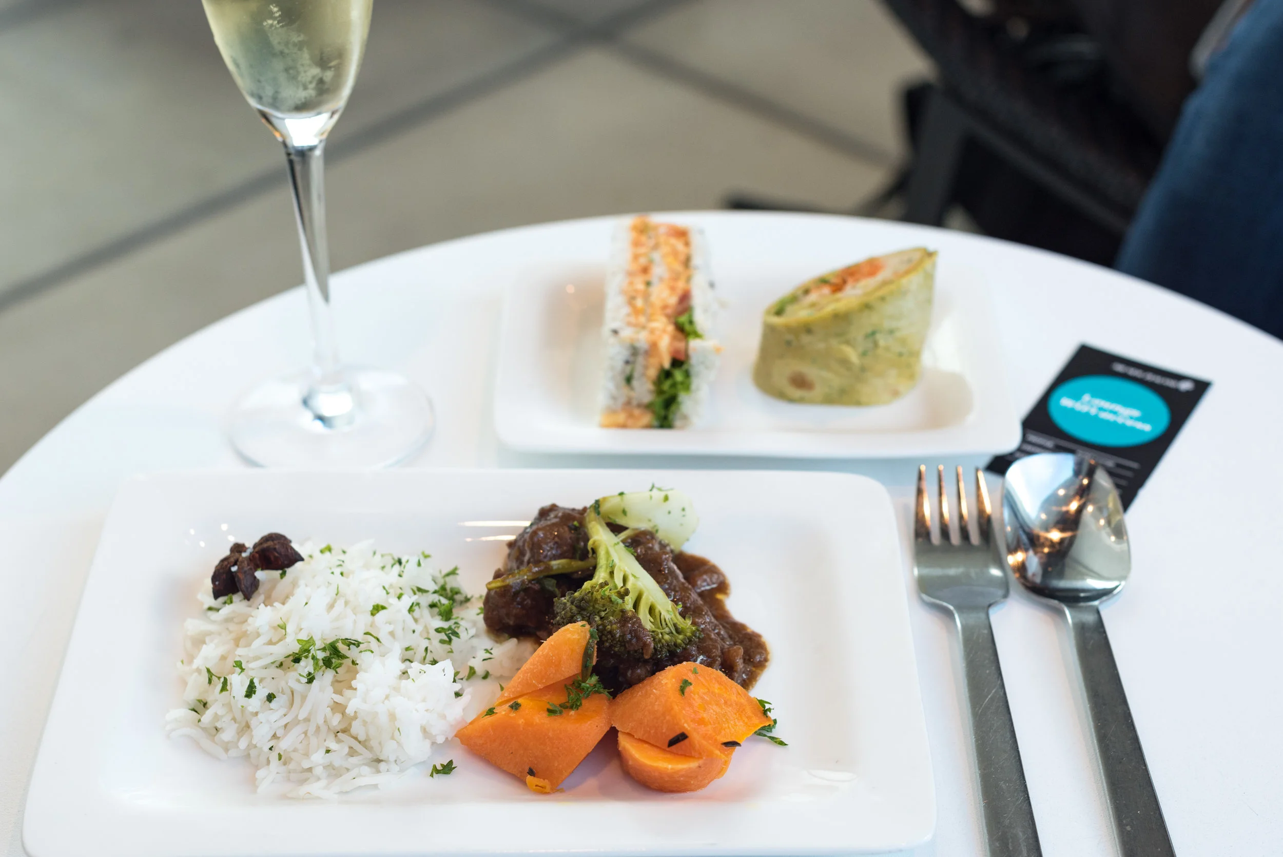 Champagne Breakfast Air New Zealand Auckland International Lounge (New Zealand)