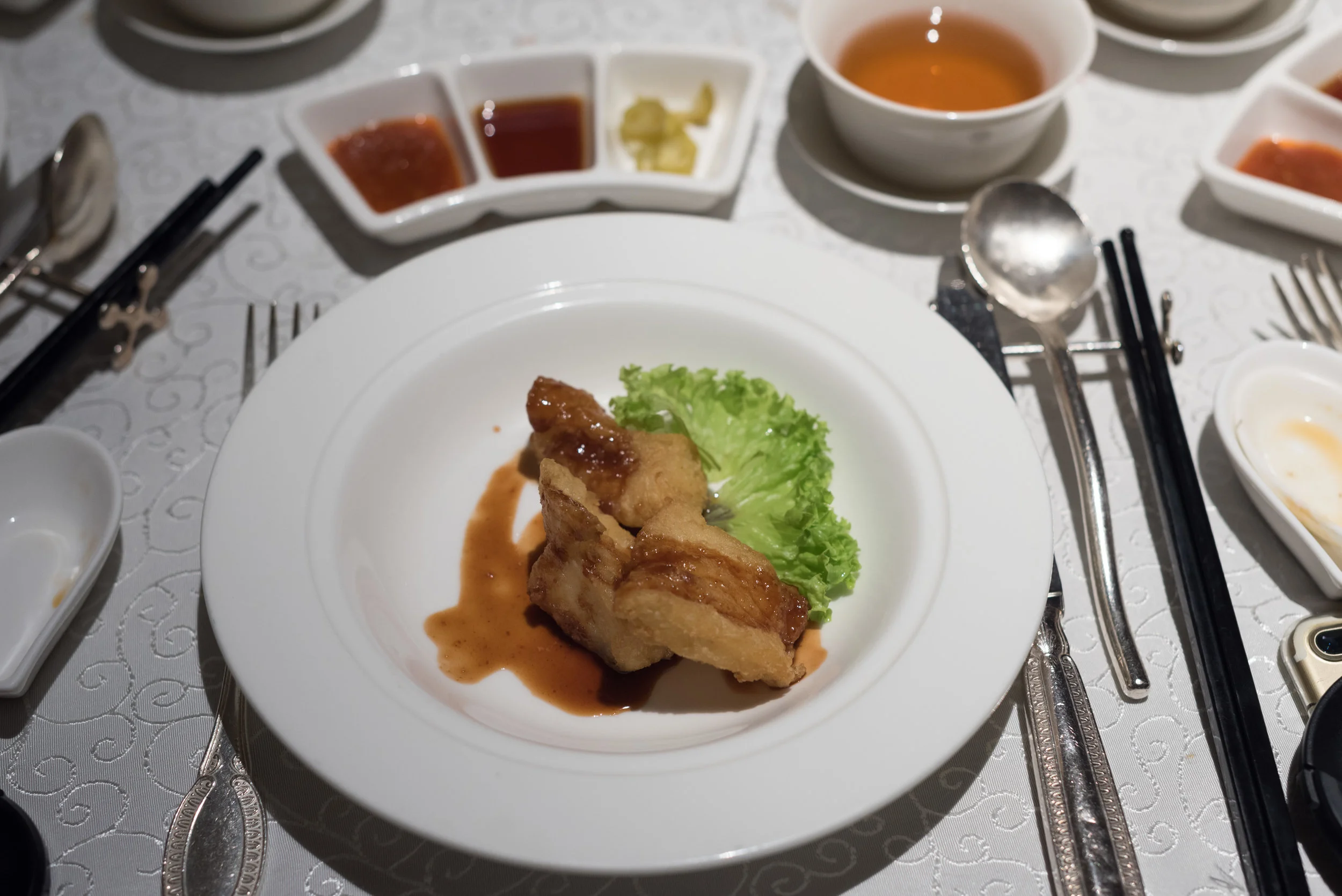 Deep-fried Sea Perch Fillet with Fermented Beancurd Yan Ting - The St. Regis Singapore