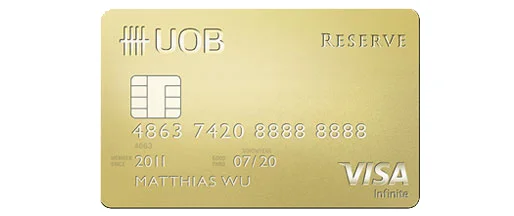 UOB Reserve Card | Photo Credit: UOB