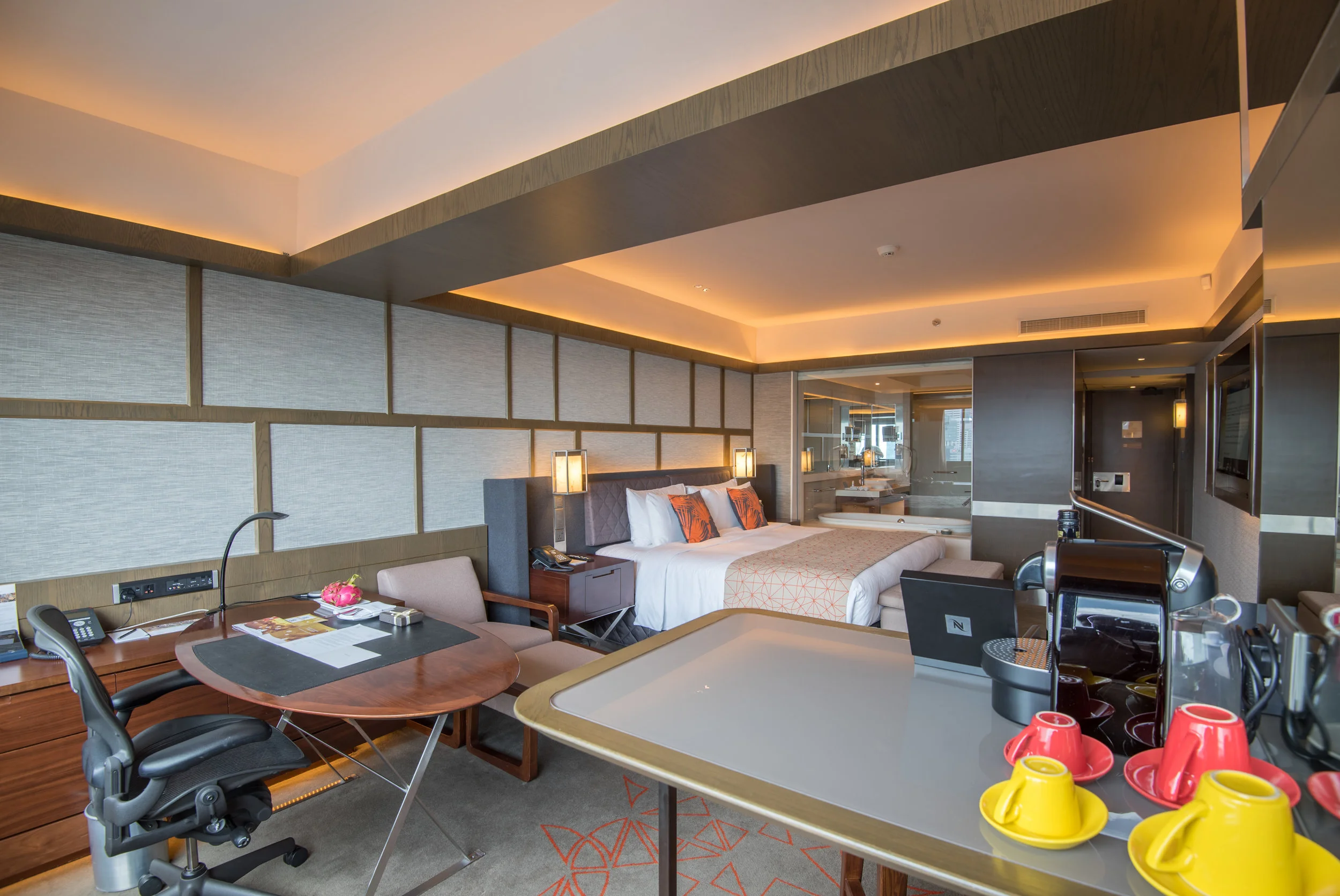 Bedroom Harbour Studio - Pan Pacific Singapore